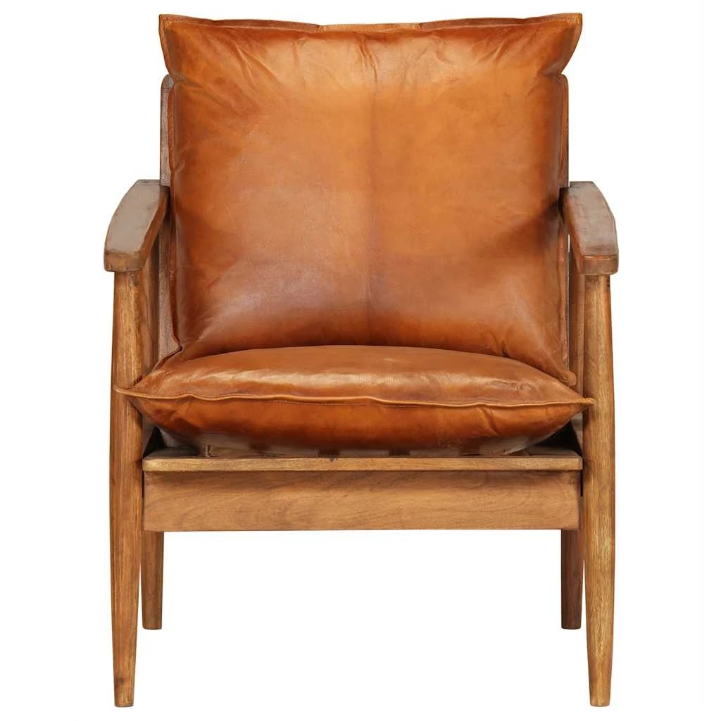 3 Vidaxl Armchair Chair - Brown, 3 of 10