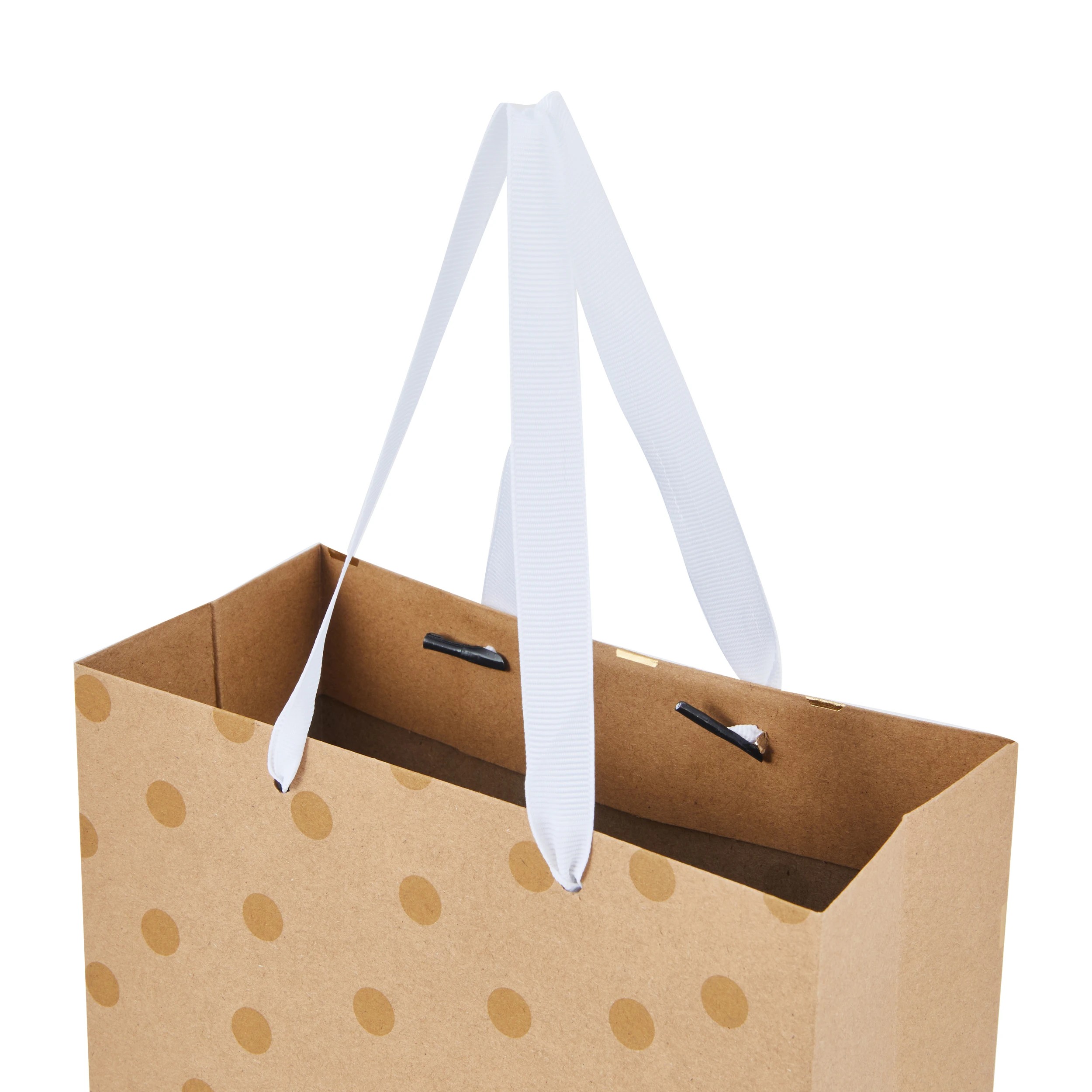 3 4 Pack Multi Kraft Foil Gift Bags - Medium, 3 of 4