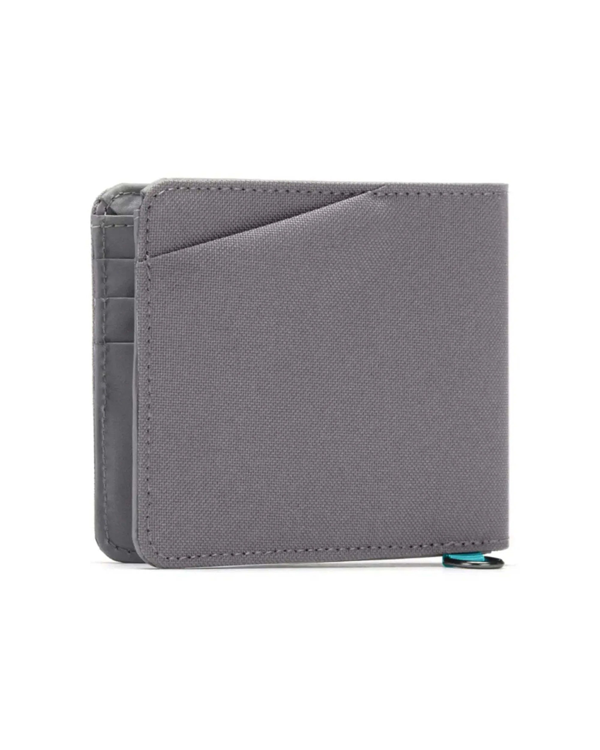 4 Pacsafe RFIDsafe Bifold Wallet RFID Blocking Recycled Slim Profile Stone - Red, 4 of 8
