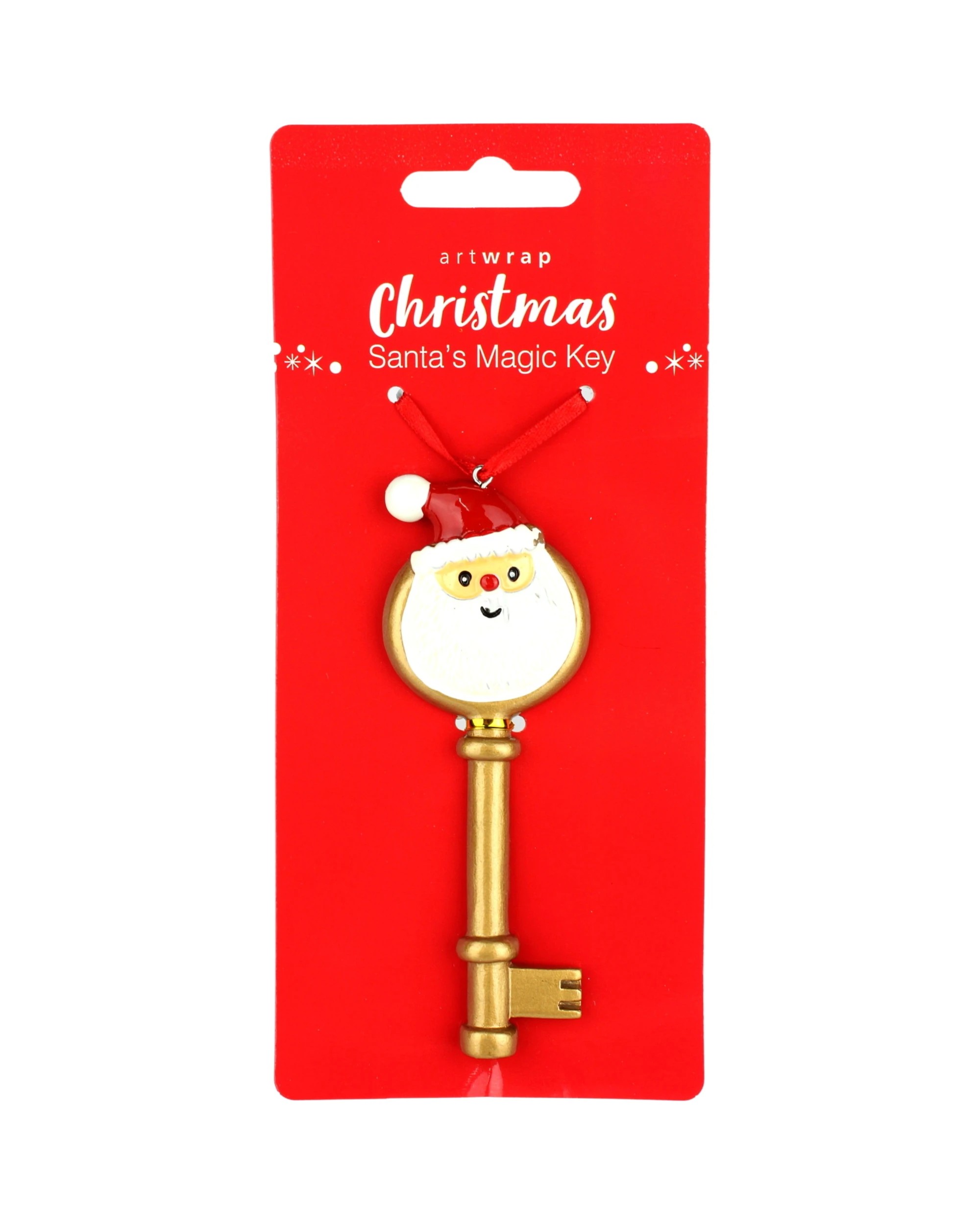 2 Artwrap Santa's Magic Door Key - Gold, 2 of 2