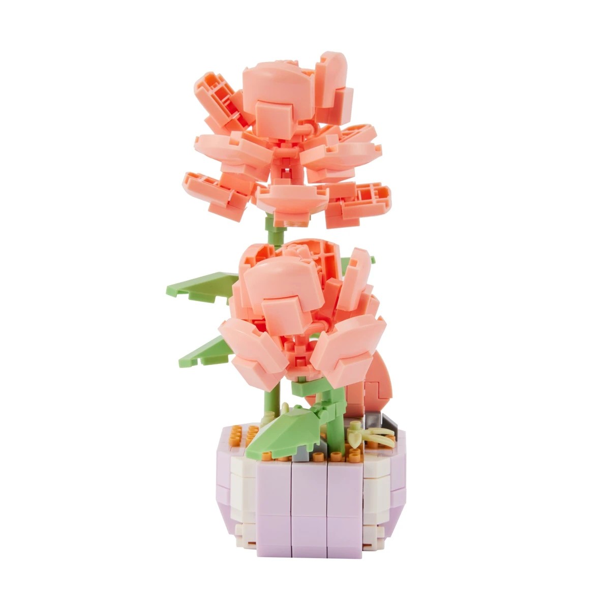 4 Mini Blocks Flower Series: Mini Flower Pot Playset - Assorted, 4 of 8