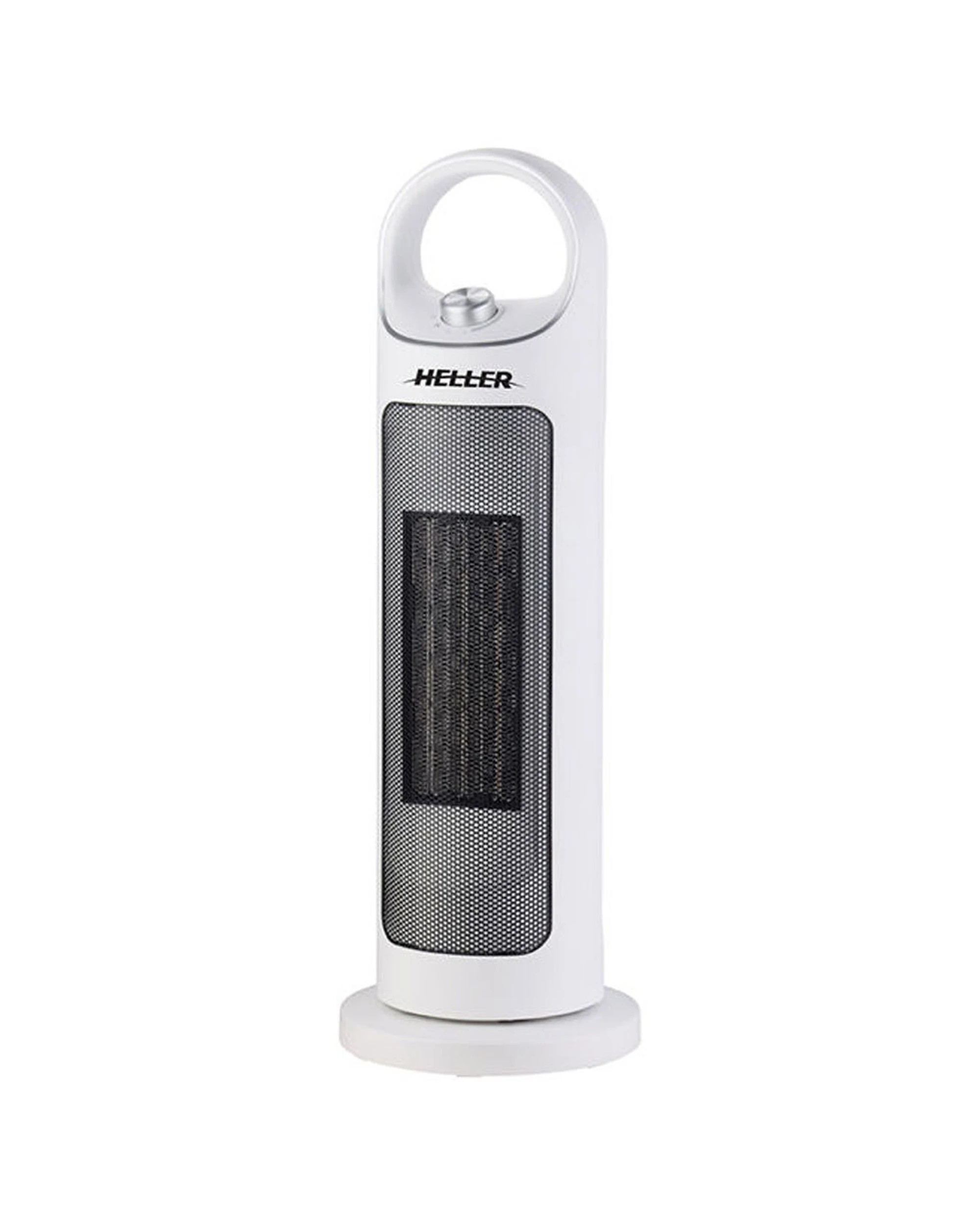 3 Heller 2000W Ceramic Oscillating Tower Mini Heater Adjustable Thermostat - White, 3 of 3