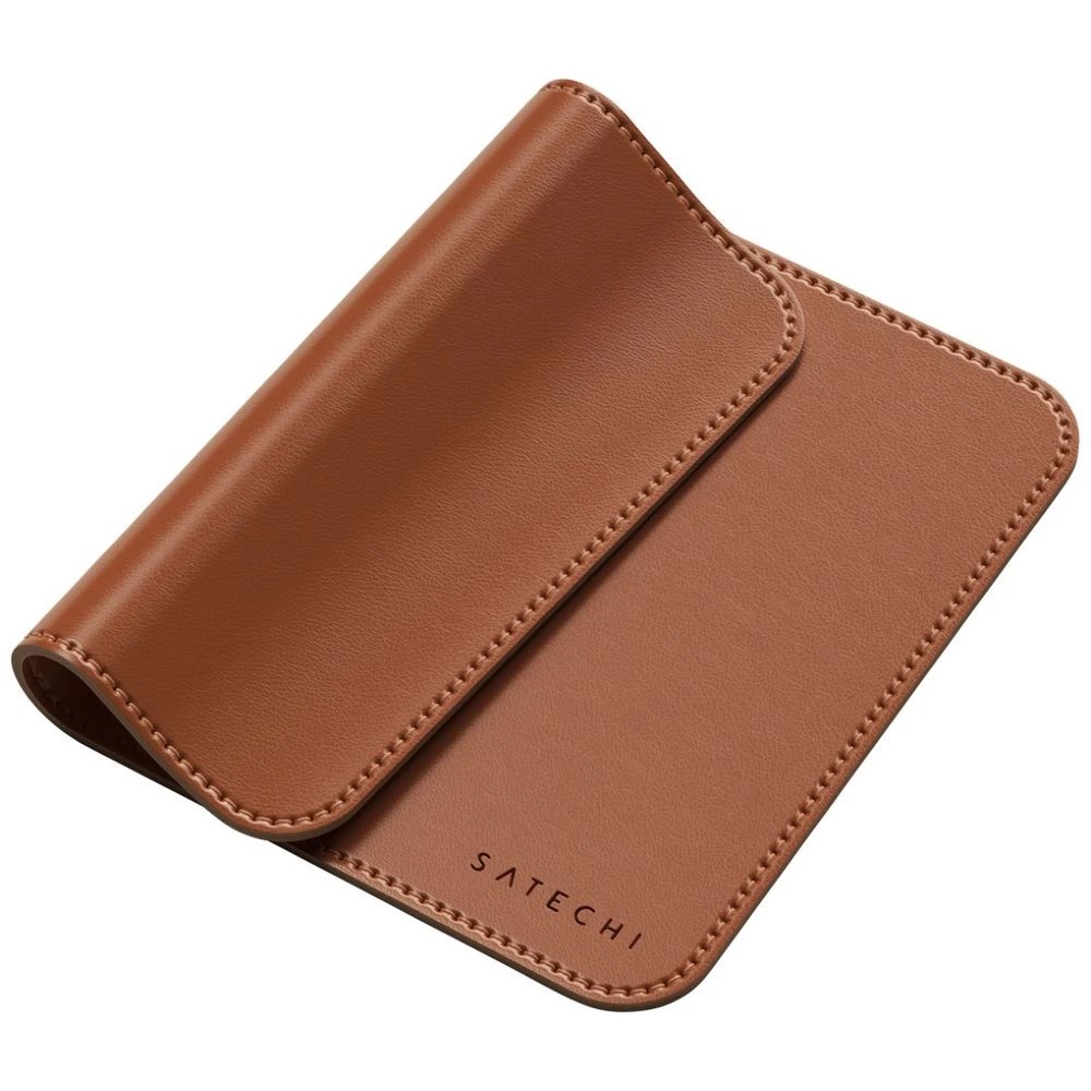 4 Satechi Vegan Leather Mouse Pad Brown, 4 of 5