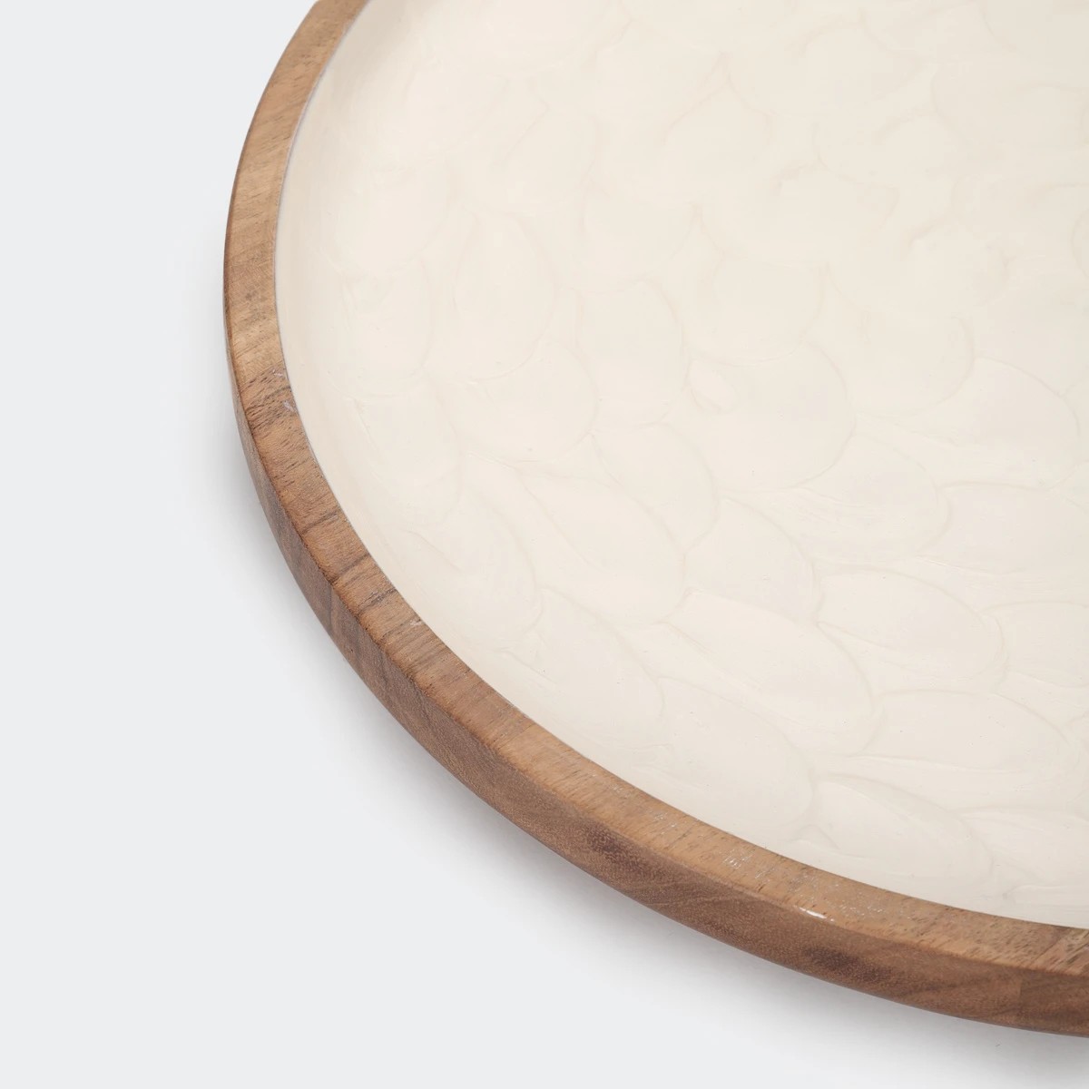 4 Capiz Shell Look Tray, 4 of 5