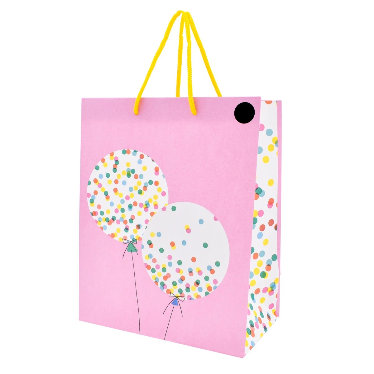 1 Hallmark Medium Pink Balloons Gift Bag, 1 of 3