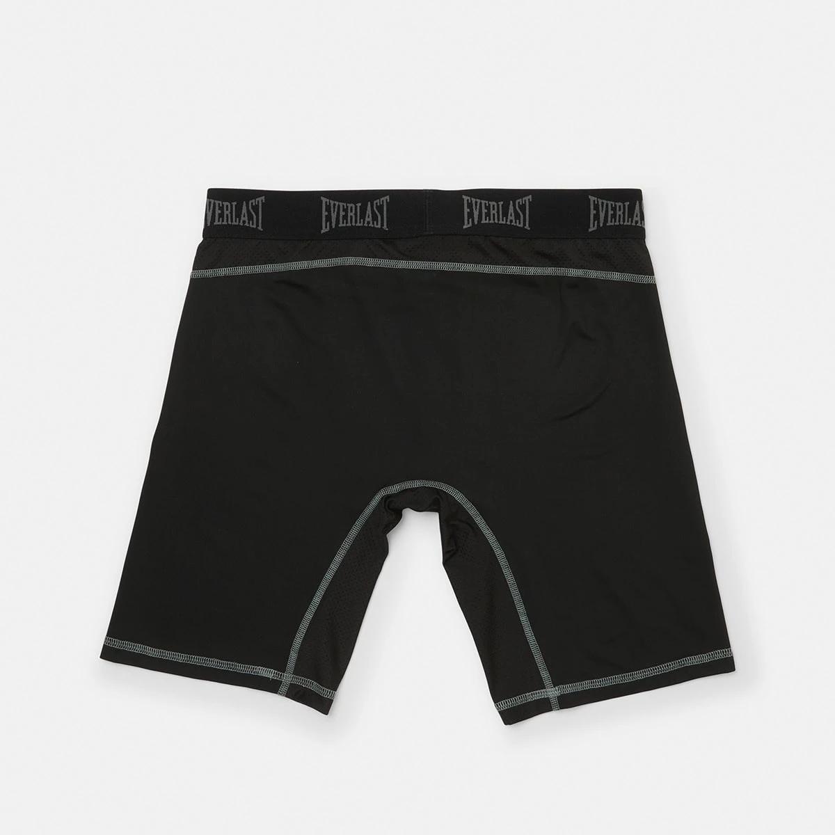 8 Everlast Mens Long Leg Performance Trunks Black, 8 of 8