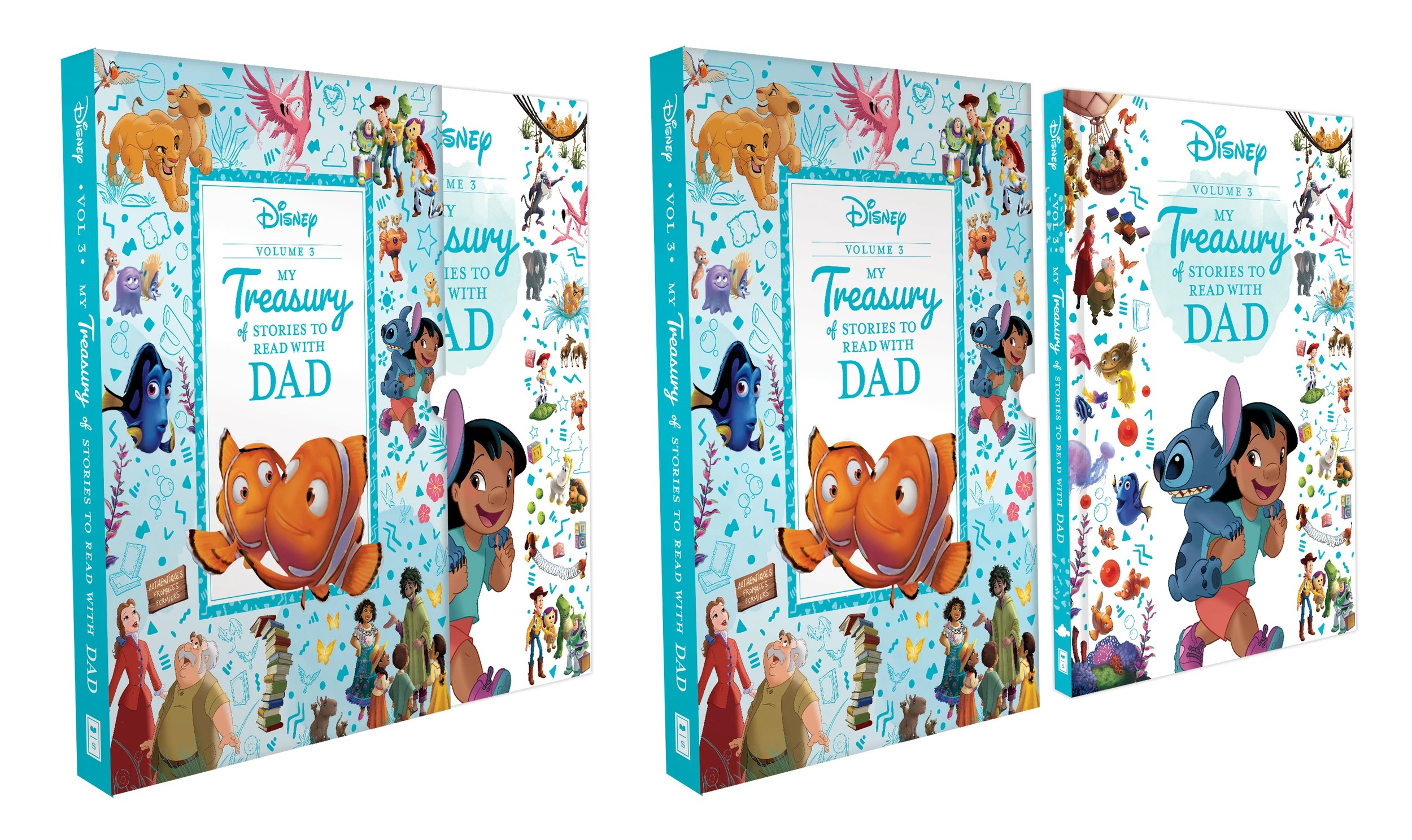 1 Disney: My Treasury of Stories to Read with Dad Volume 3 - Book, 1 of 6