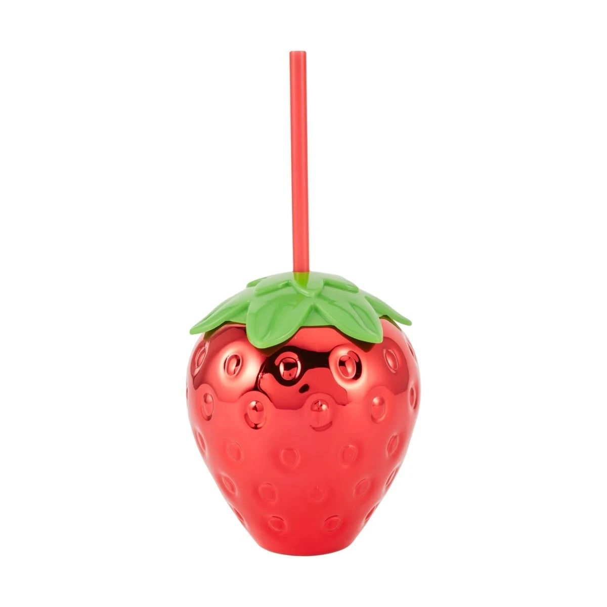 1 Strawberry Novelty Cup with Straw, 1 of 5