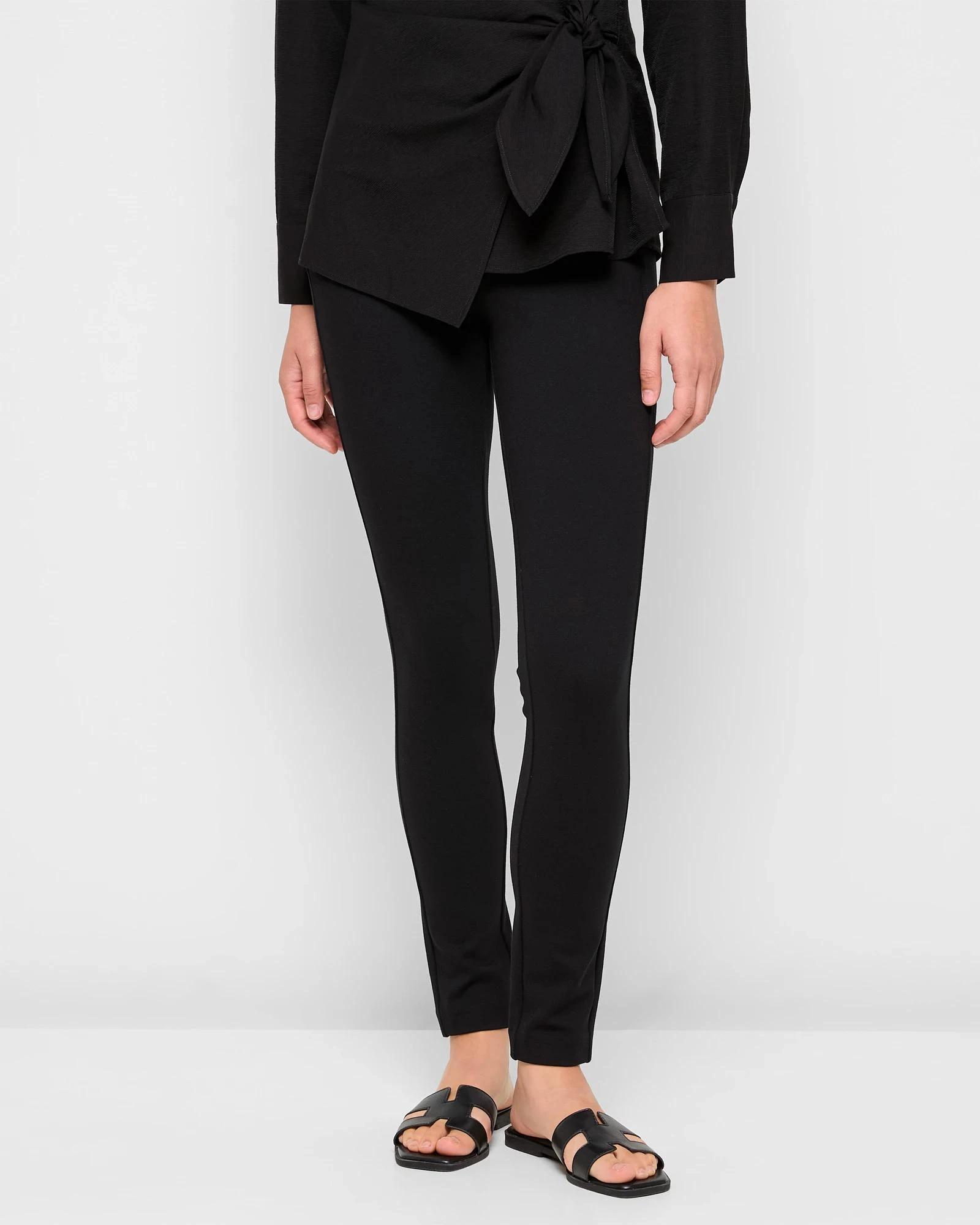 2 Skinny Ponte Treggings - Preview BLACK, 2 of 5