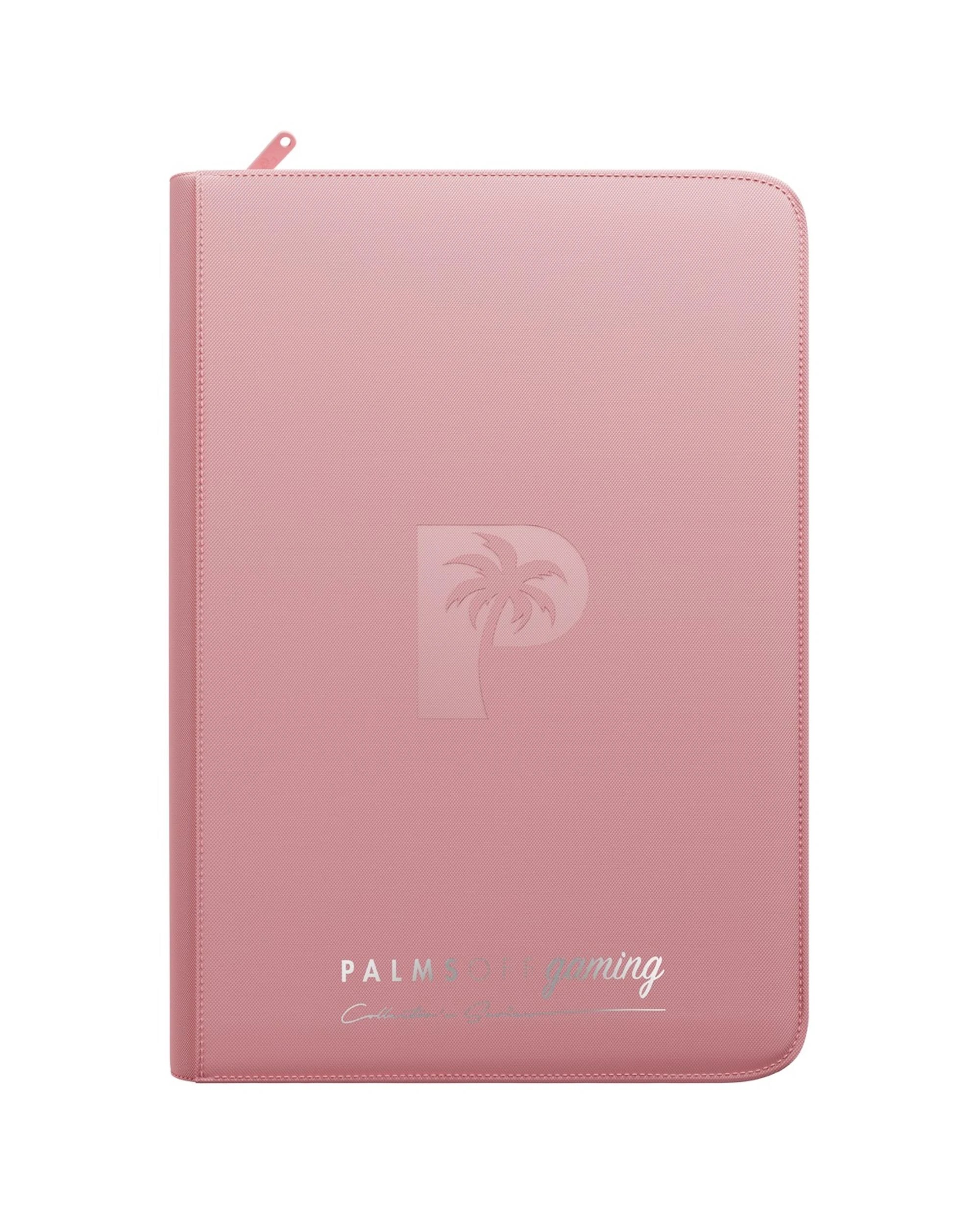 7 Palms Off Gaming Collector's Series 9 Pocket Top Loader 216 Capacity Zip Binder - Pink, 7 of 8