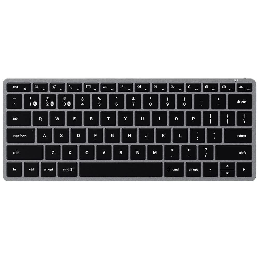 1 Satechi Slim X1 Bluetooth Keyboard Space Grey, 1 of 5