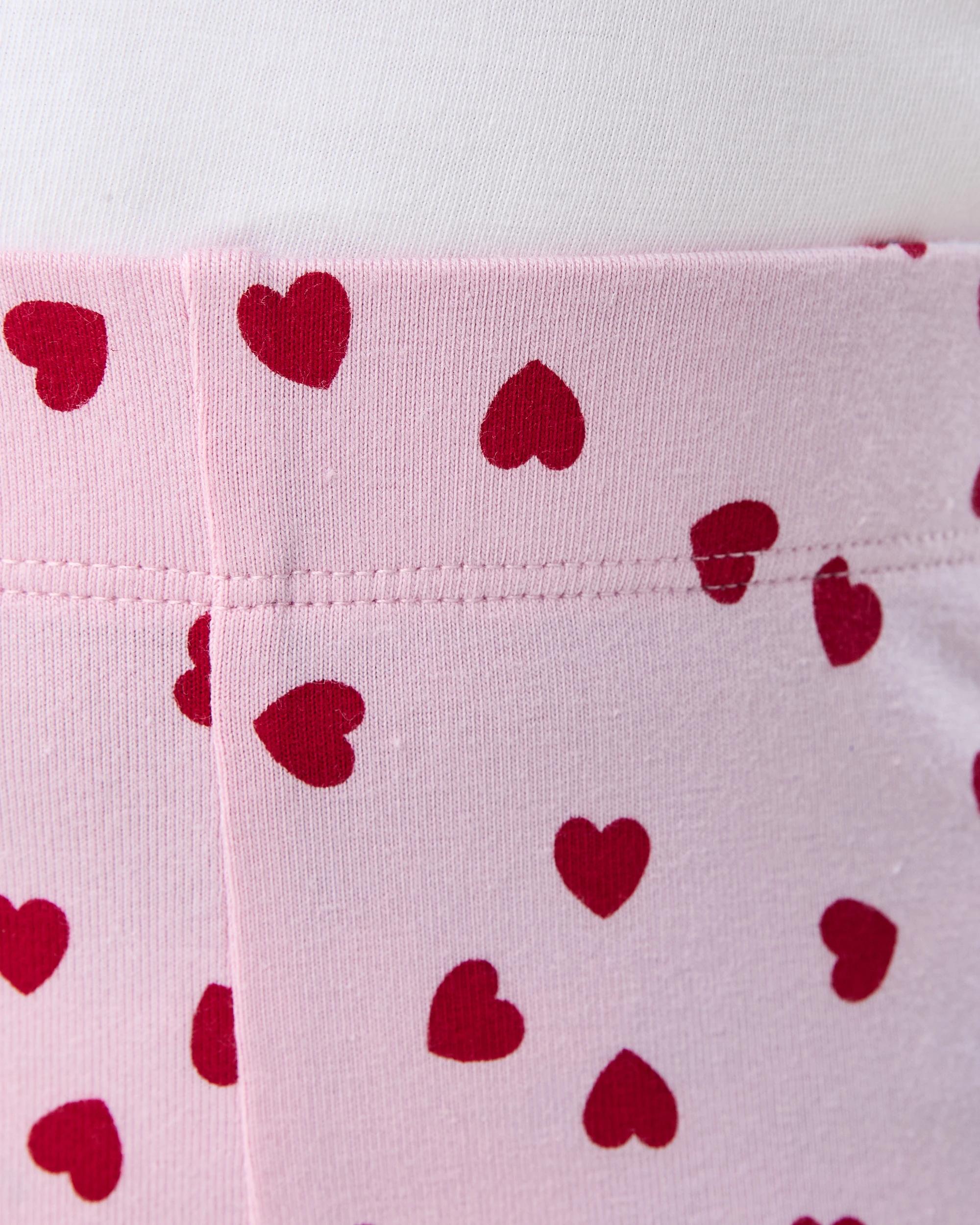 3 Printed Bike Shorts Pnk Hearts, 3 of 6