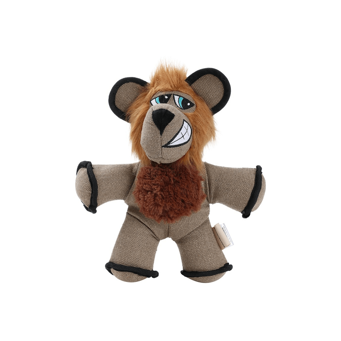 2 Paws And Claws 32cm Super Tuff Buddies Oxford Pet Interactive Toy Lion Squeaker
 - Brown, 2 of 4