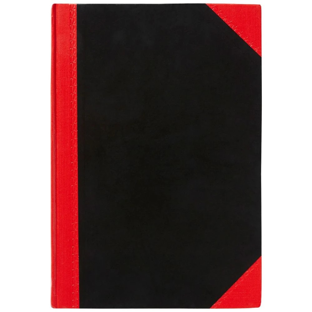 1 Spirax A4 Red and Black Notebook 200 Page, 1 of 2