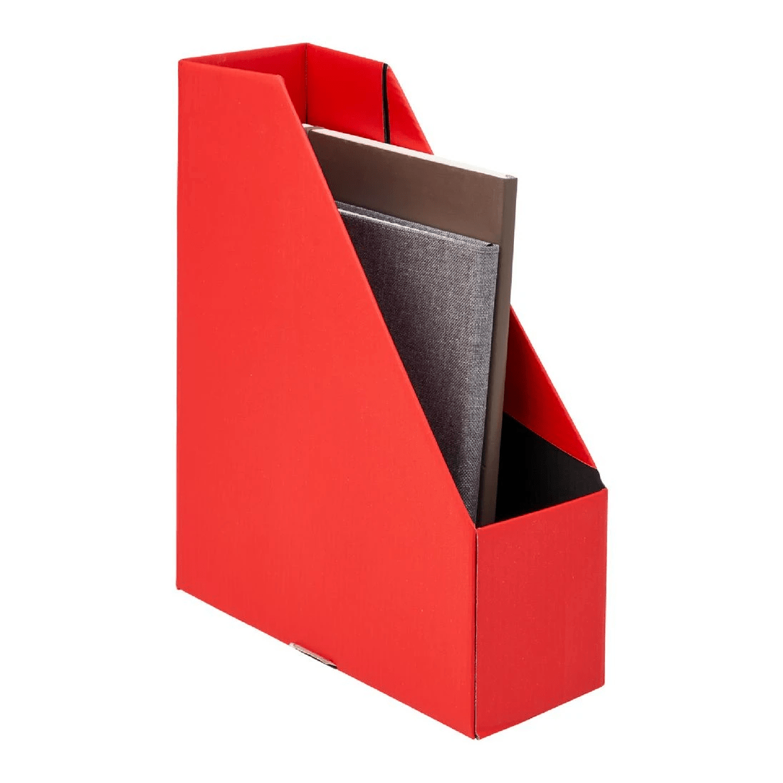 2 J.Burrows Collapsible Magazine File Red, 2 of 4