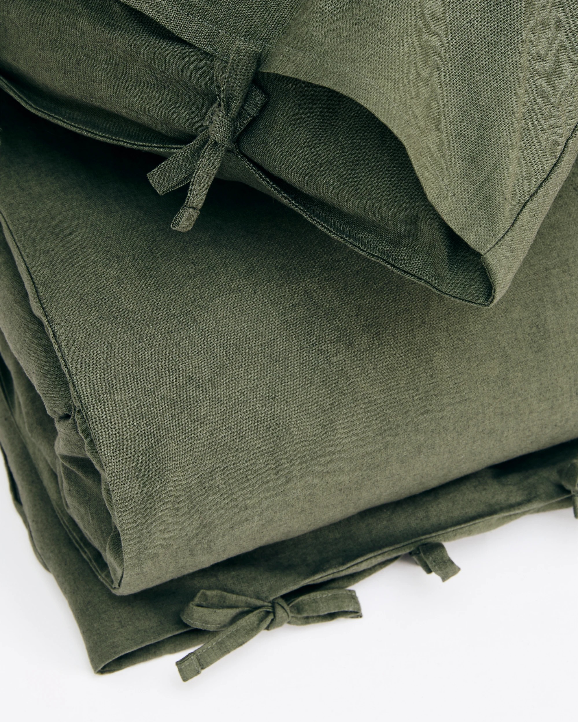 5 Target Laynie Linen/Cotton Quilt Cover Set - Super King Bed - Green, 5 of 9