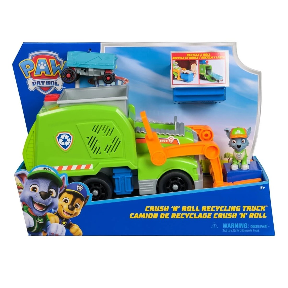 1 PAW Patrol Crush 'N' Roll Recycling Truck, 1 of 10