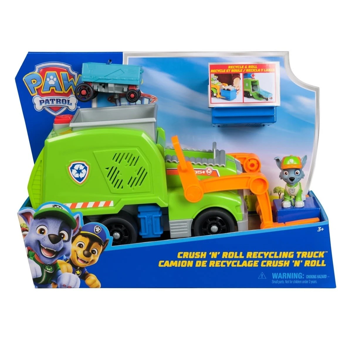 1 PAW Patrol Crush 'N' Roll Recycling Truck, 1 of 10
