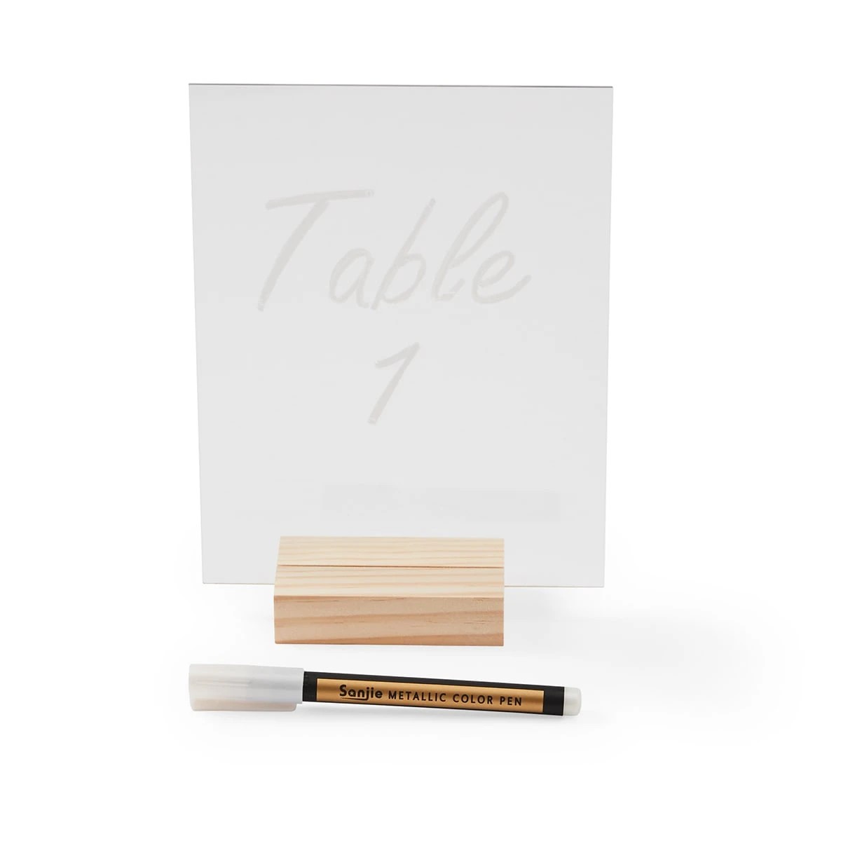 3 Clear Party Signs, 3 of 10