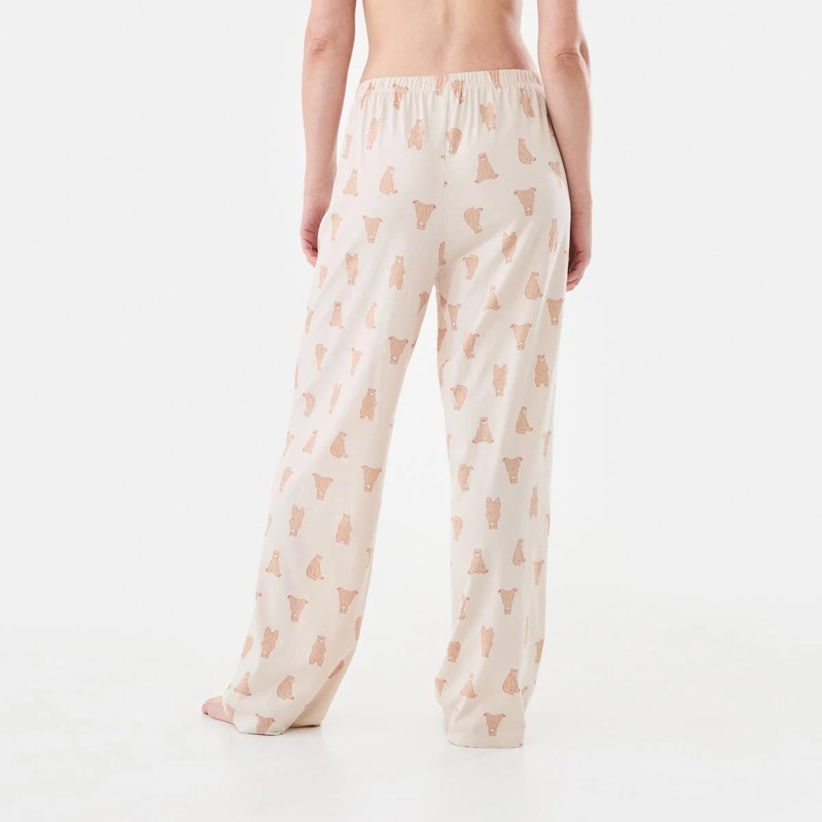 3 Printed Knit Pants Bear, 3 of 5