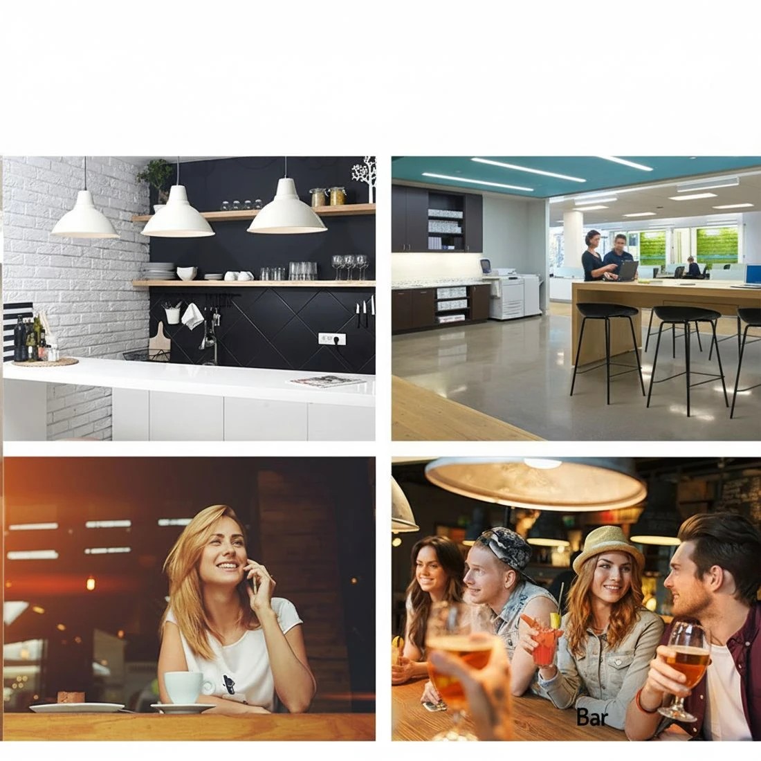 5 Artiss 4x Bar Stools Kitchen Counter Stools Metal - Black, 5 of 5