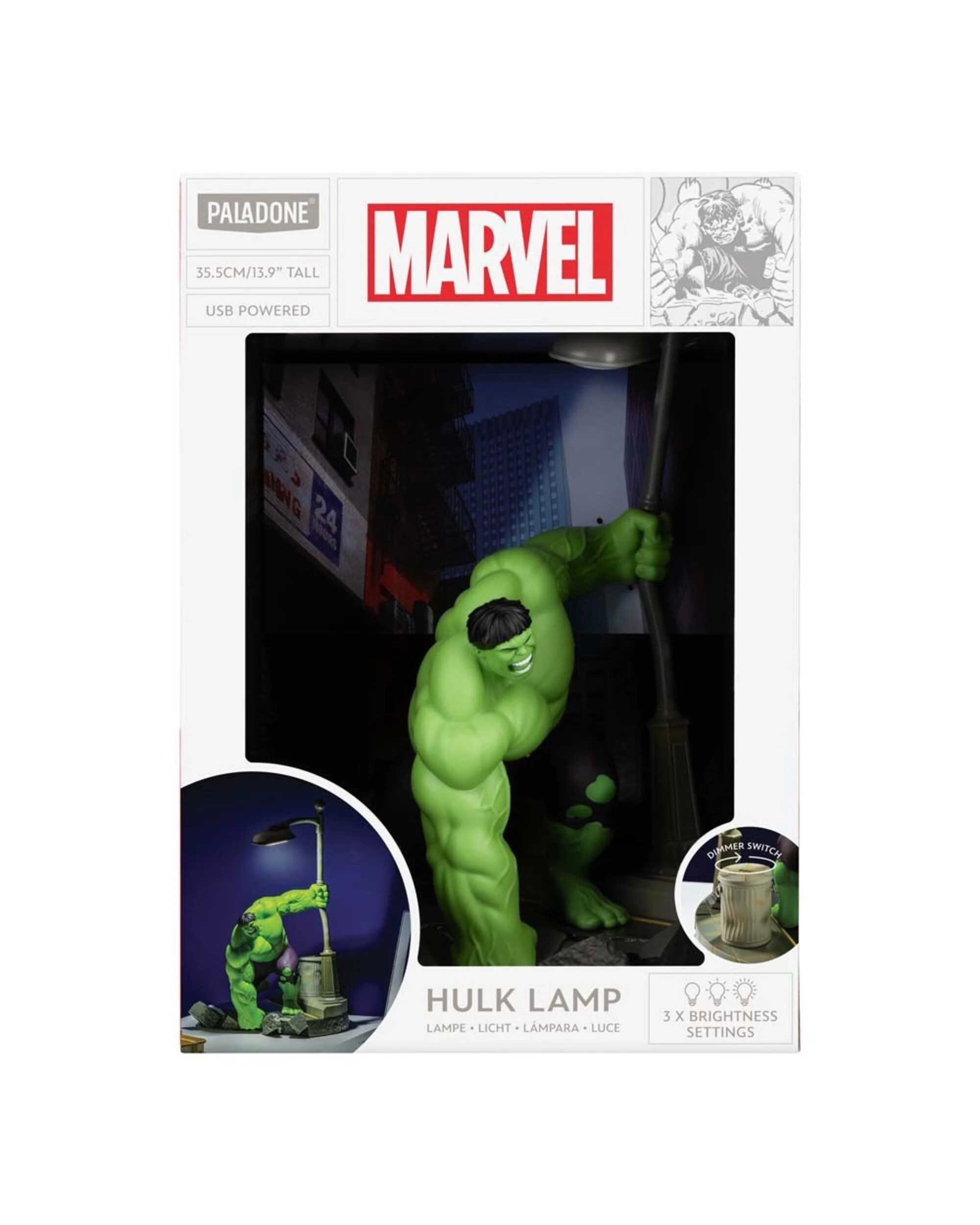 3 Marvel - Hulk - Lamp Post Desktop Light, 3 of 5