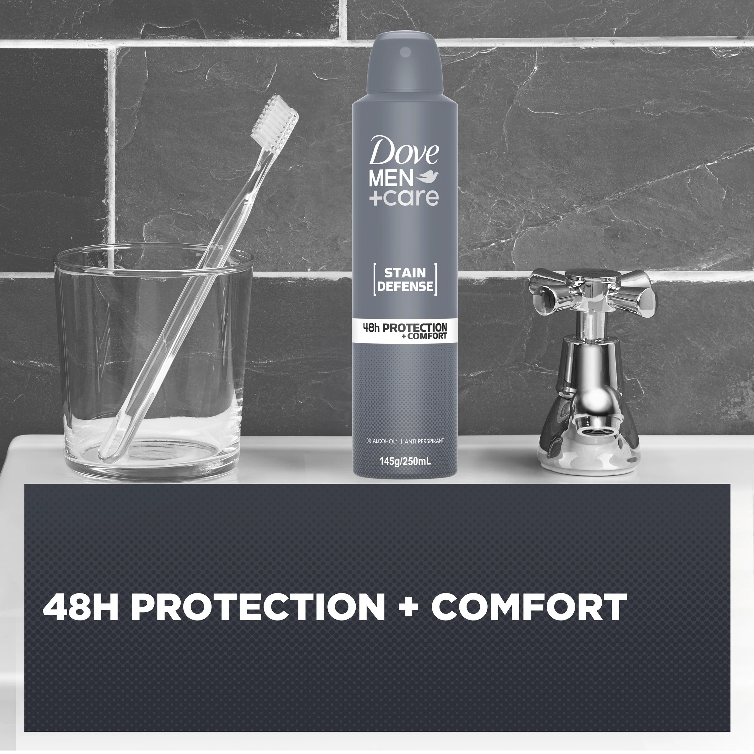 5 Dove Men+ Care Antiperspirant Black & White Stain Defense Deodorant, 5 of 6