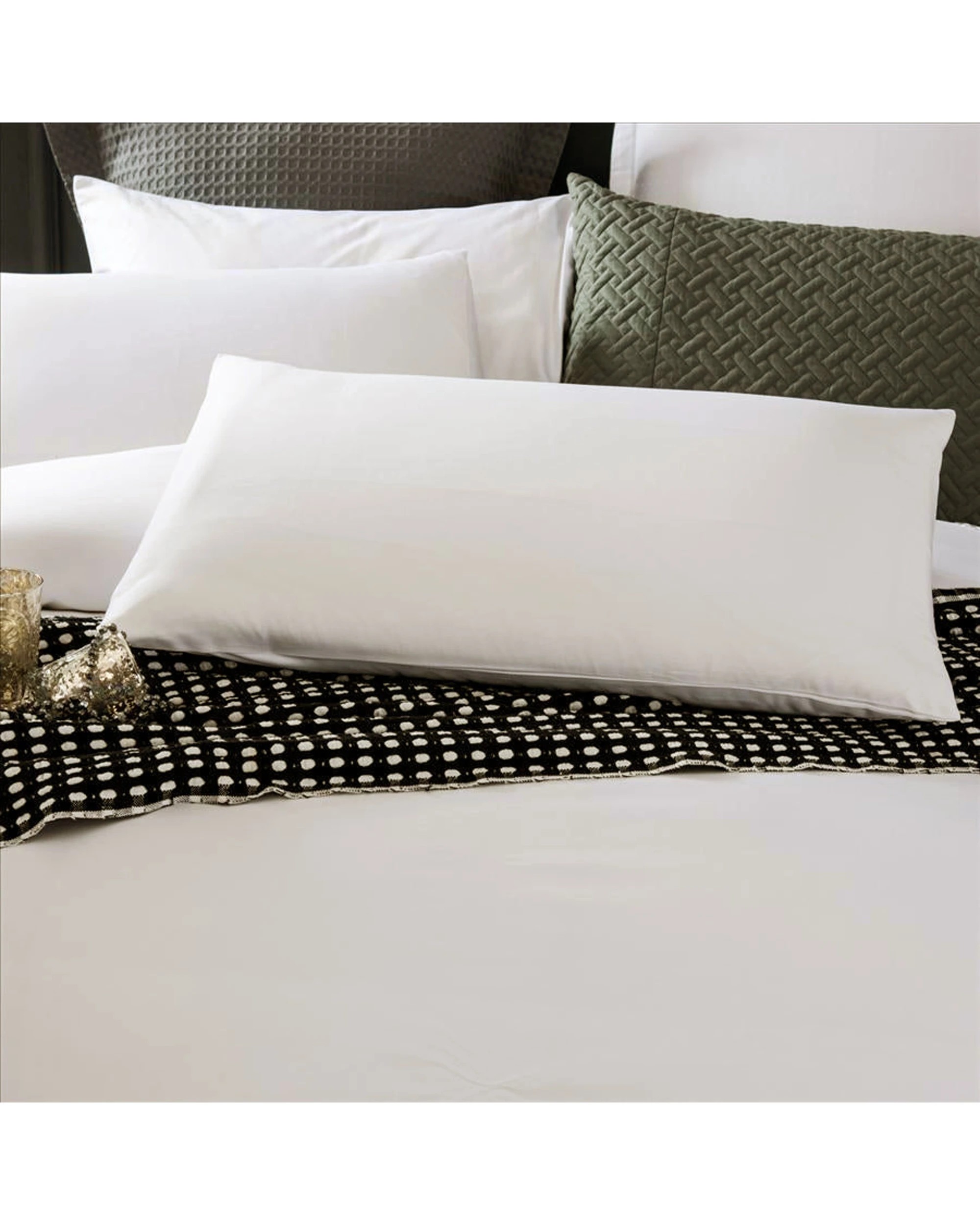 2 Cotton More 100% Cotton 800TC Sateen Plain Quilt Cover Set King - White, 2 of 4