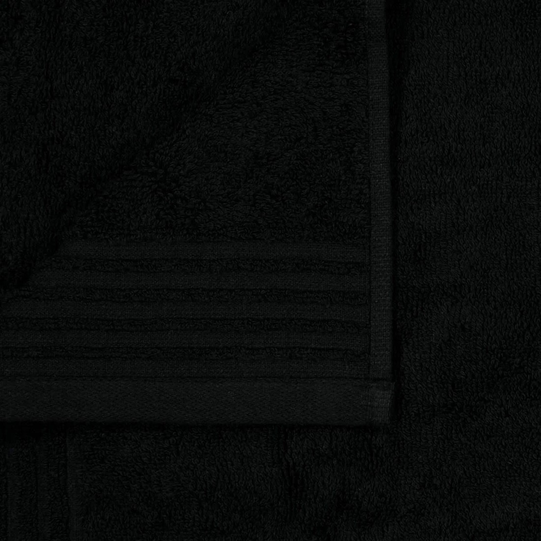 2 Edan Cotton Hand Towel - Black, 2 of 6