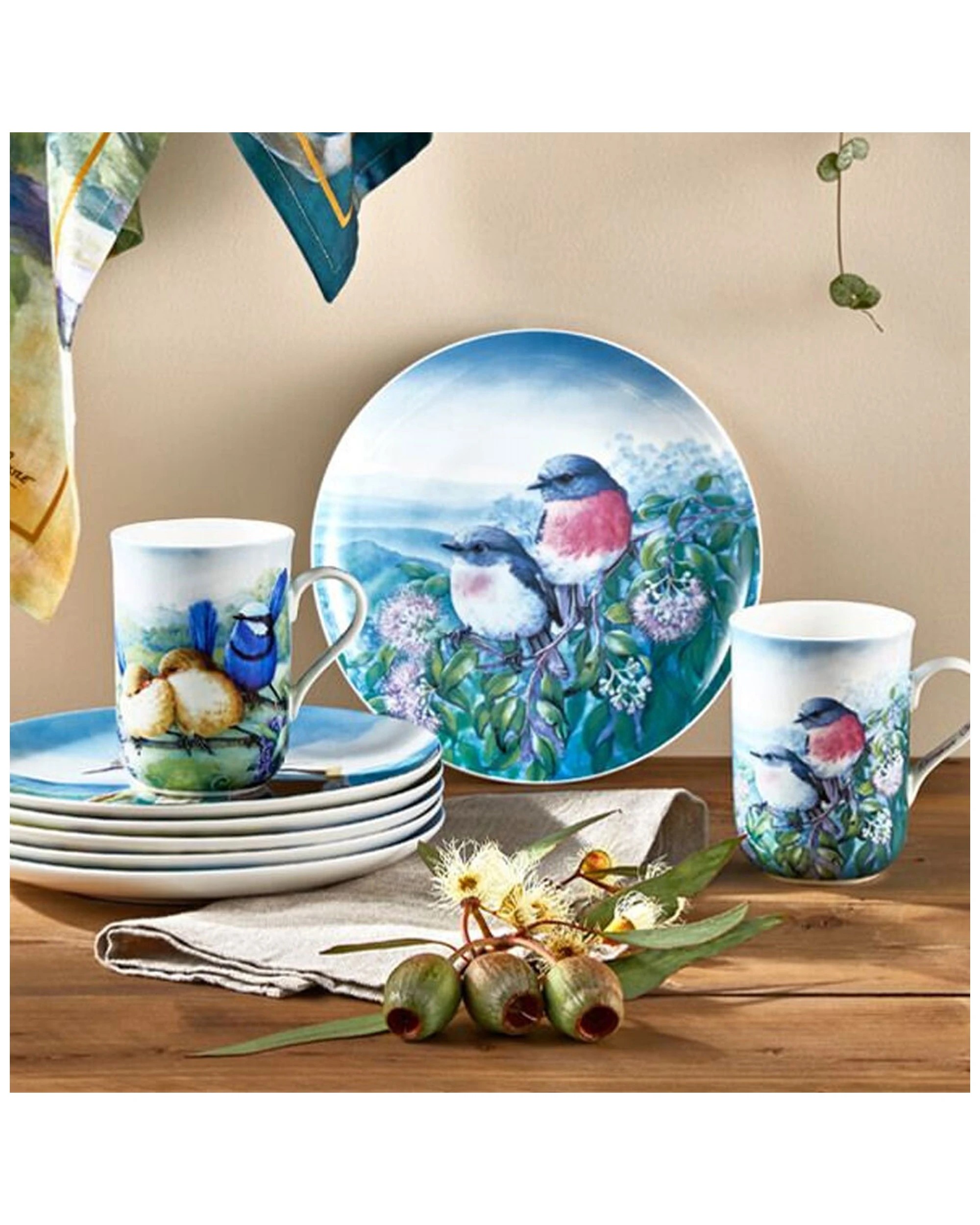 2 Maxwell & Williams Birds Of Australia 300ml Bone China Mug - Fairy Wren, 2 of 3