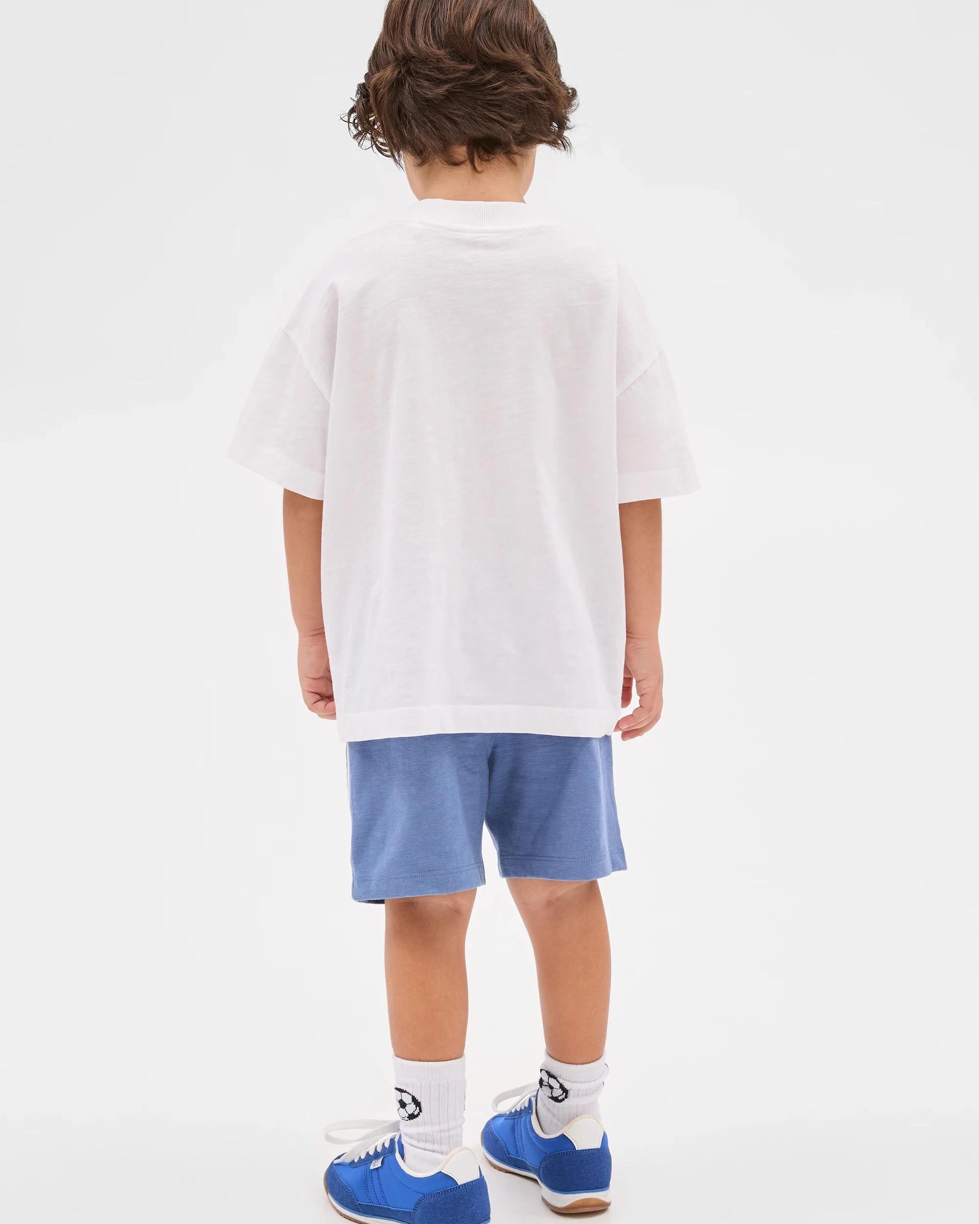 3 Target Australian Cotton Side Stripe Shorts BLUE, 3 of 5