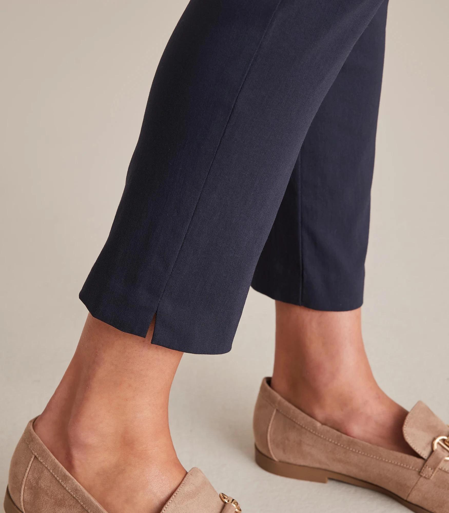 10 Preview Carrie Ankle Length Bengaline Cigar Pants NAVY BLUE, 10 of 10