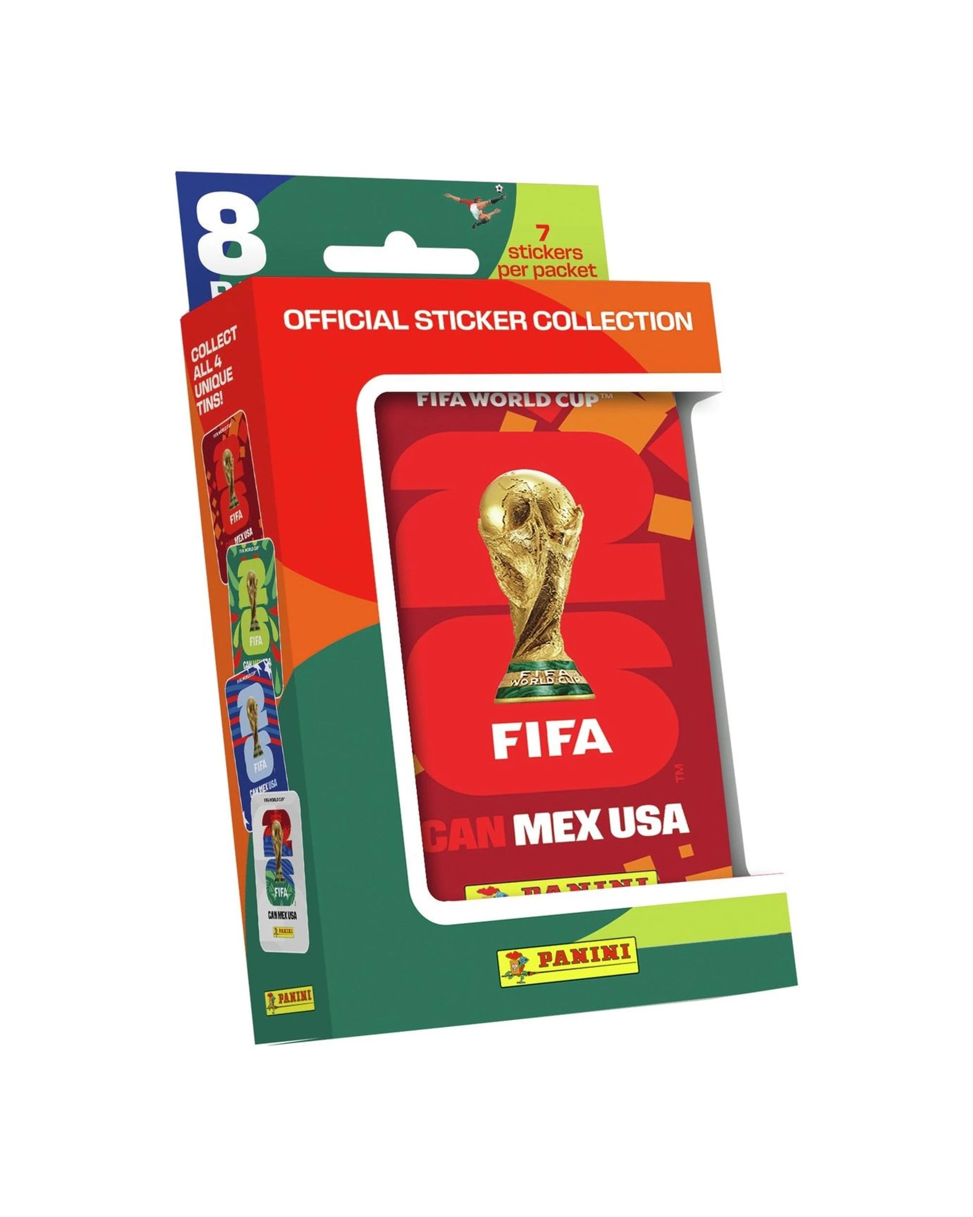 6 Panini FIFA World Cup 2026 Sticker Collection Pocket Tin - Assorted, 6 of 7