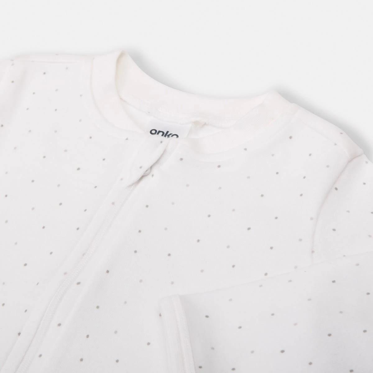 8 3 Pack Coveralls Gry Dots, 8 of 10