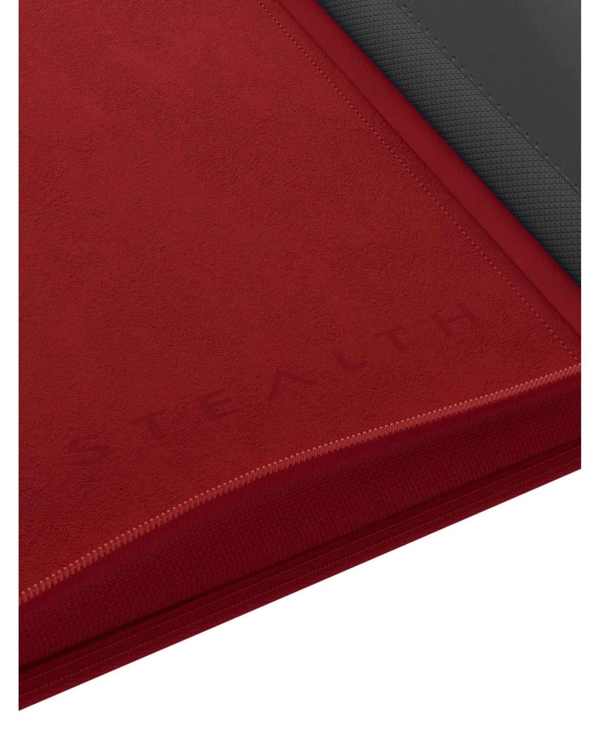 6 Palms Off Gaming Stealth 12 Pocket Zip Binder - Red, 6 of 8