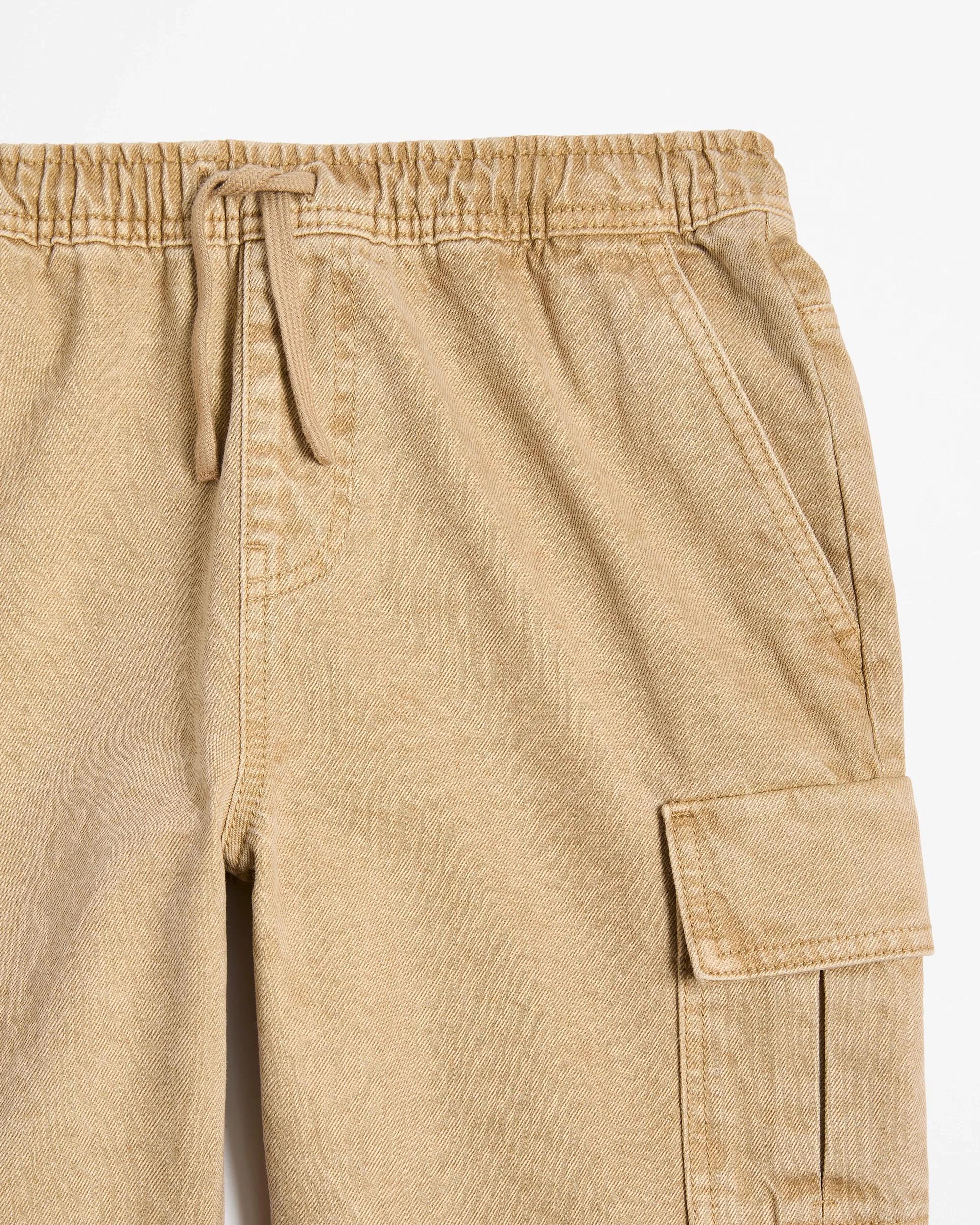 5 Target Denim Cargo Shorts TAN, 5 of 5