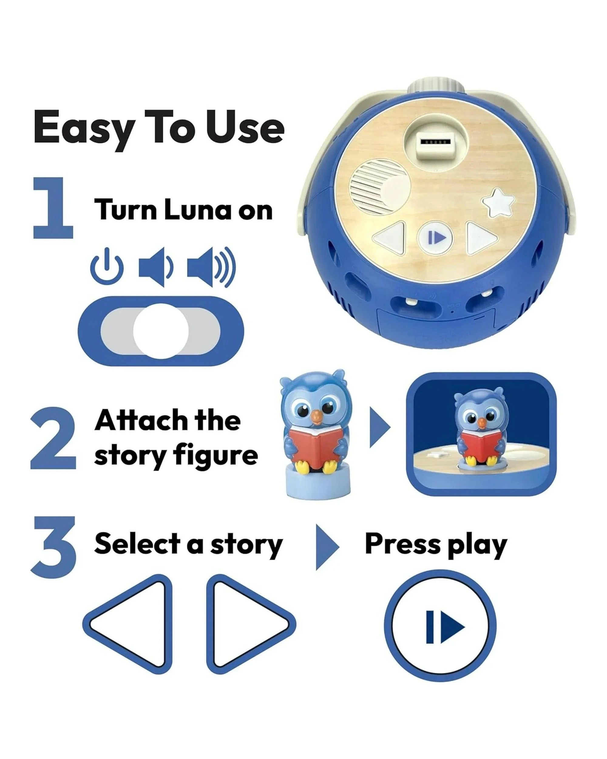 5 Luna Storytime Projector John Deere Tractor Content Character, 5 of 7