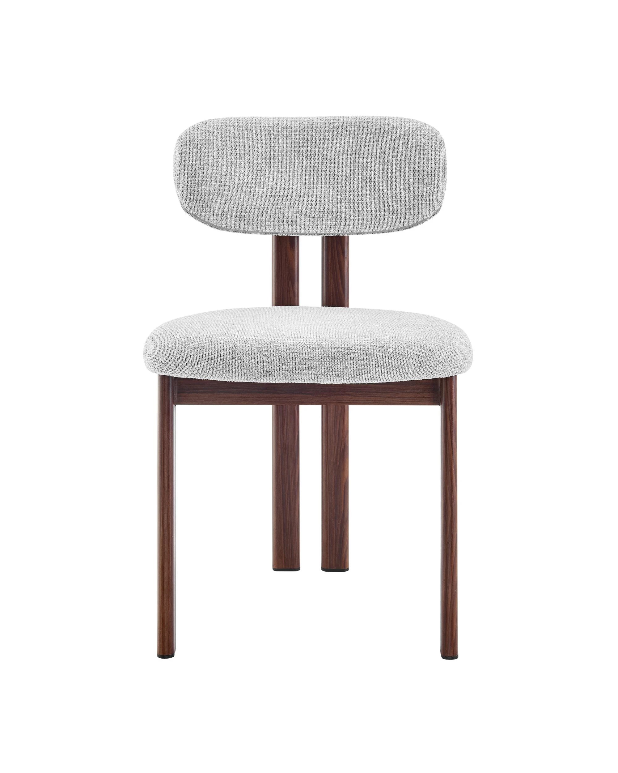 4 Kodu Hilda Dining Chairs Pair Set of Two - Grey, 4 of 10