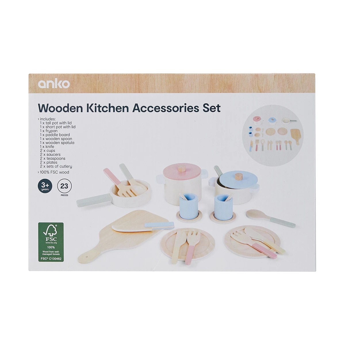 9 Wooden Kitchen Accessories Set, 9 of 10