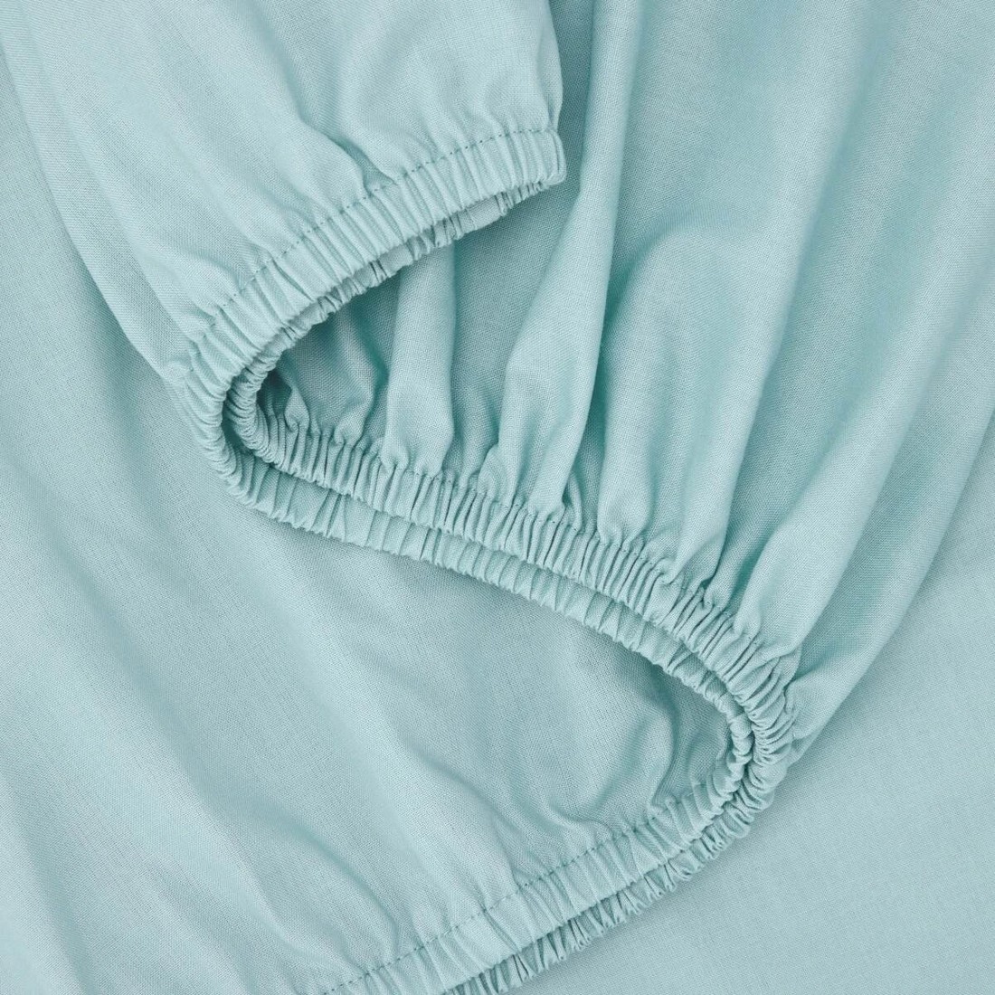 3 180 Thread Count Fitted Sheet - Single Bed, Marine, 3 of 4