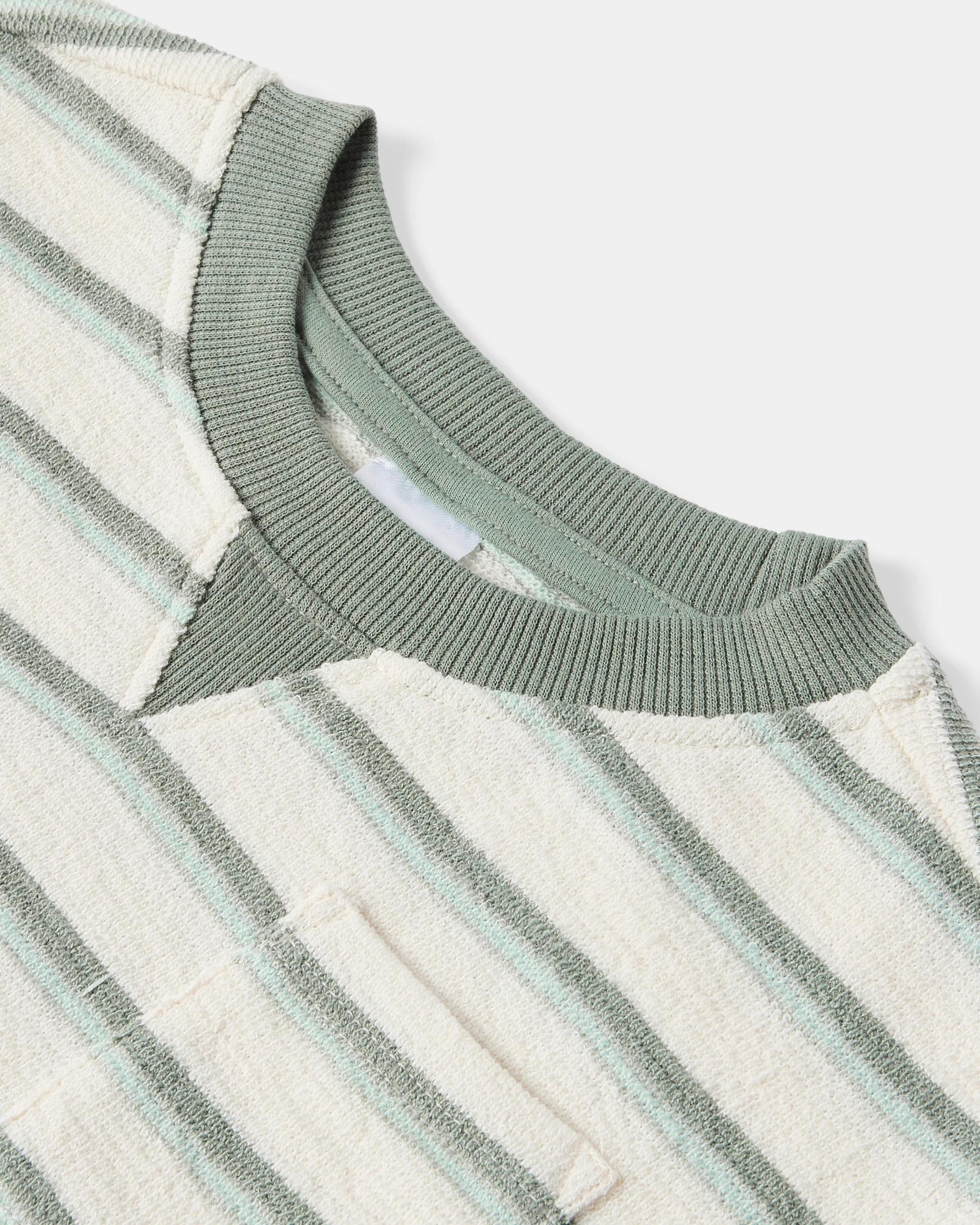 5 Short Sleeve Slub Set Stripes, 5 of 6