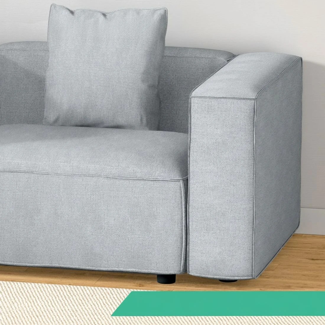 4 Artiss Modular Sofa Chaise Set 1 - Grey, 4 of 6