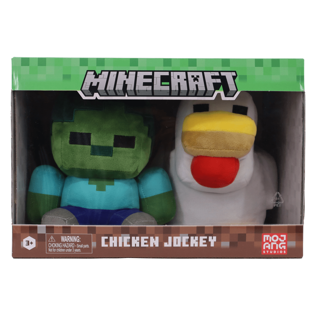 1 2 Piece Minecraft Chicken Jockey Set, 1 of 4