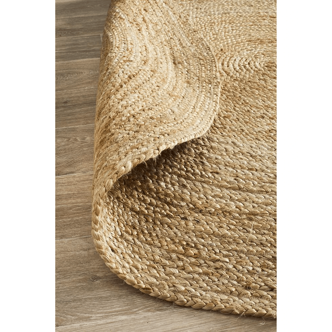 6 Rug Culture Atrium Polo Round Jute Rug, Natural Beige - Beige, 6 of 6