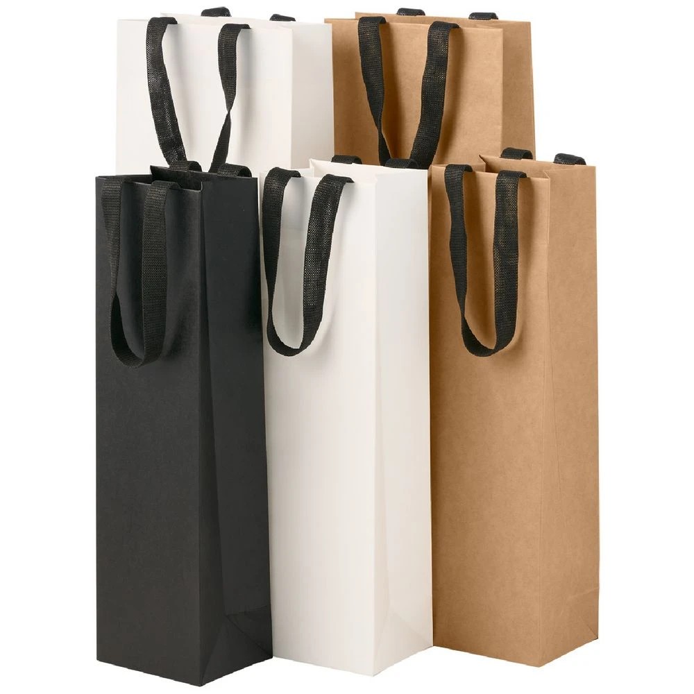 2 J. Burrows Premium Bottle Bags White 6 pack, 2 of 3