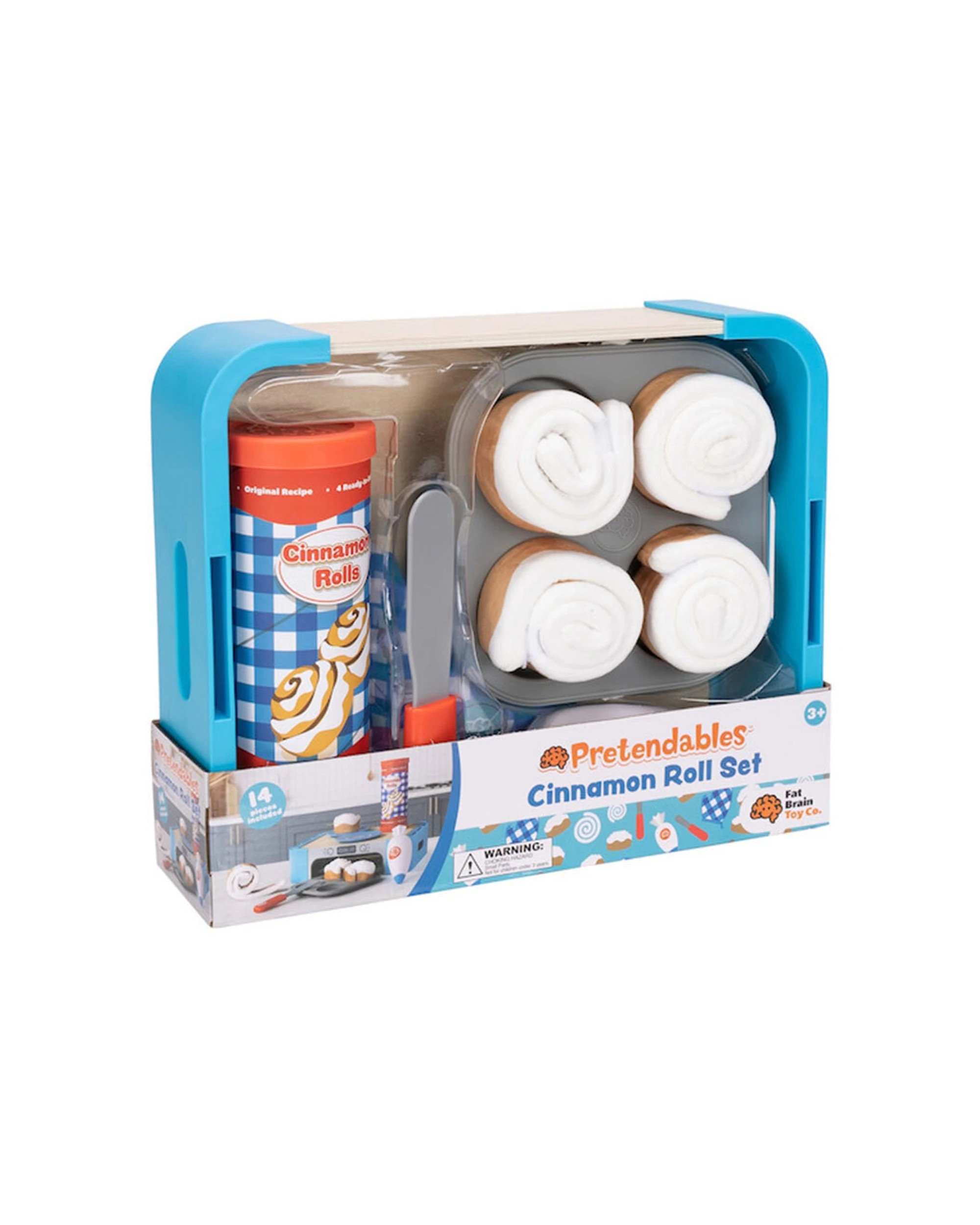 1 Pretendables Cinnamon Roll Pretend Baking Toy Set Kids Childrens - Multi, 1 of 3