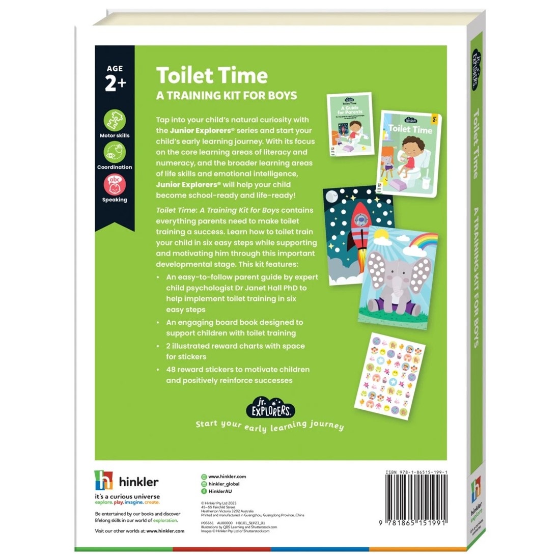 8 Junior Explorers: Toilet Time A Training Kit for Boys - Book, 8 of 8