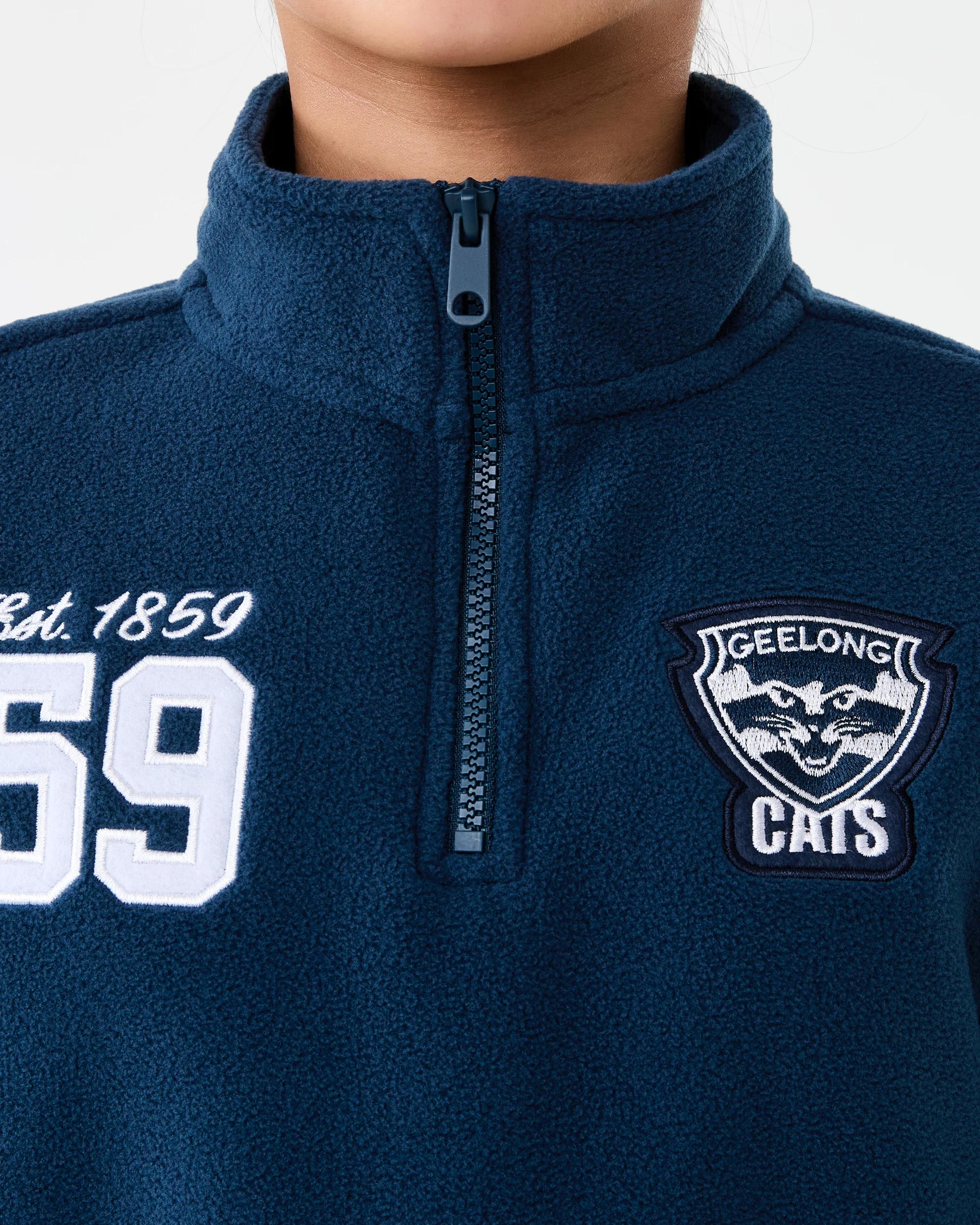 5 Official AFL Kids Polar Fleece Jacket Geelong, 5 of 10