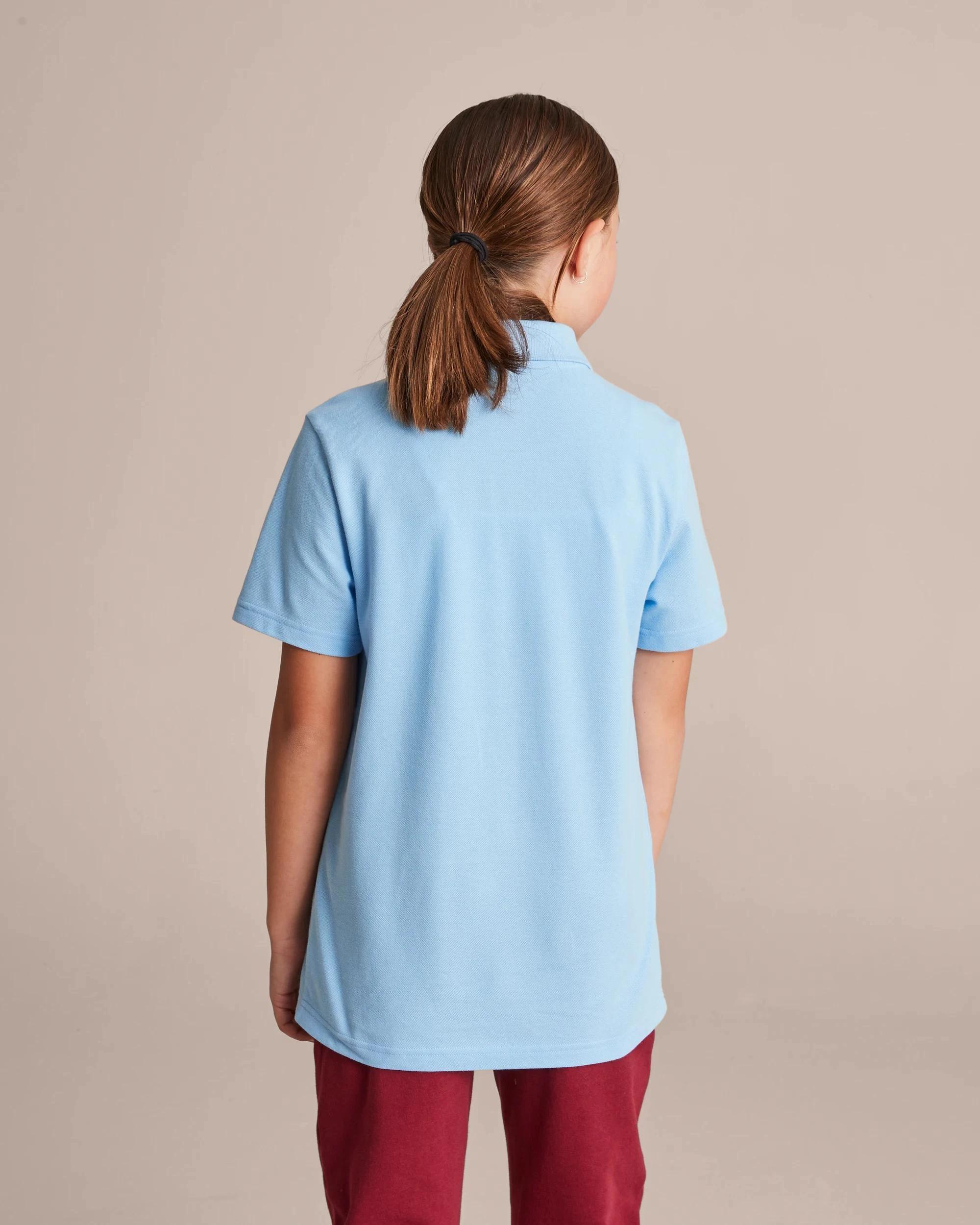 8 Target Short Sleeve School Polos LIGHT BLUE, 8 of 10