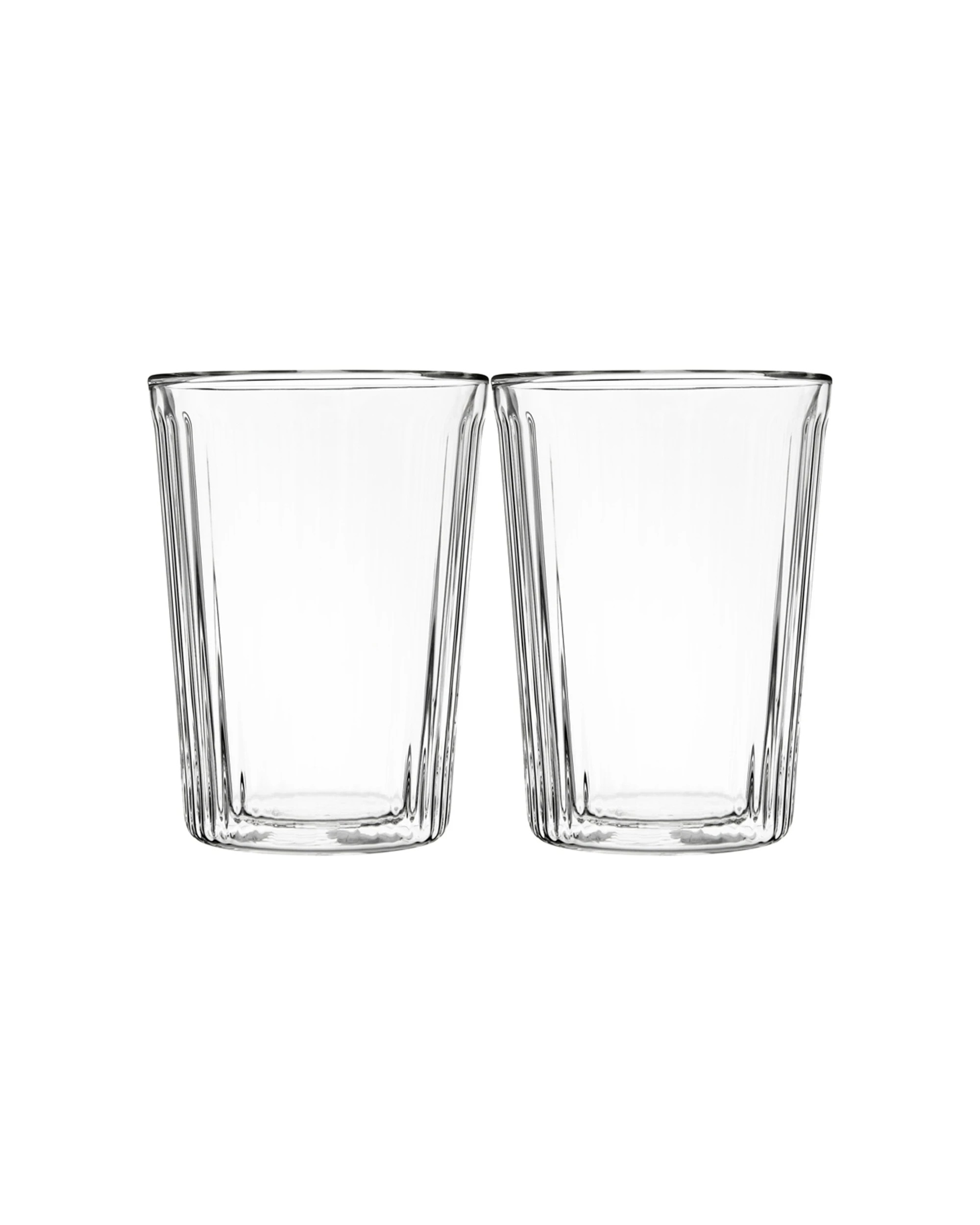 1 Maxwell & Williams Stripey 2 Pack Double Wall Borosilicate Cups 360ml
 - Plain, 1 of 3